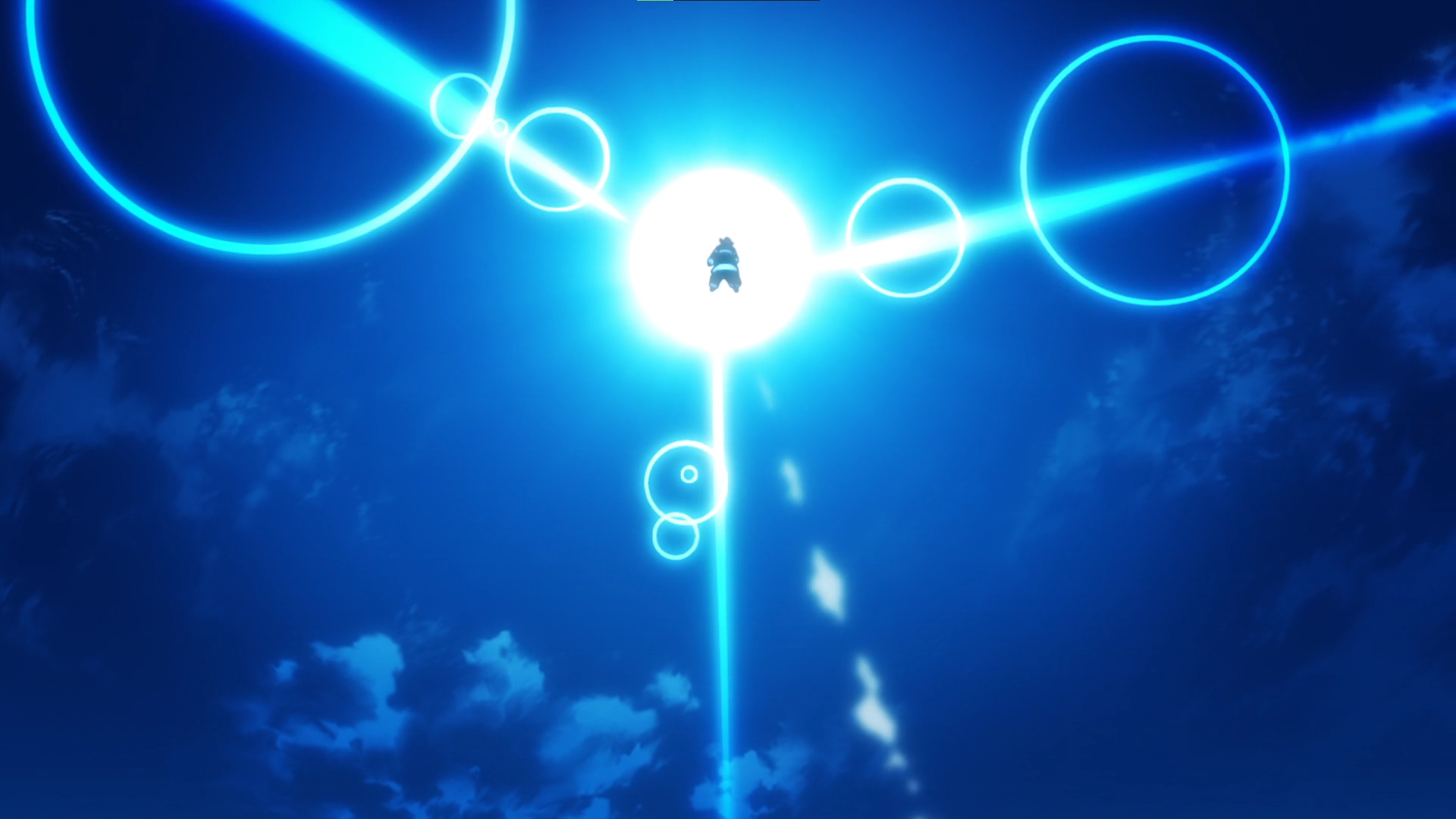 Anime 1920x1080 anime Anime screenshot Enen no Shouboutai Arthur Boyle anime boys sky clouds
