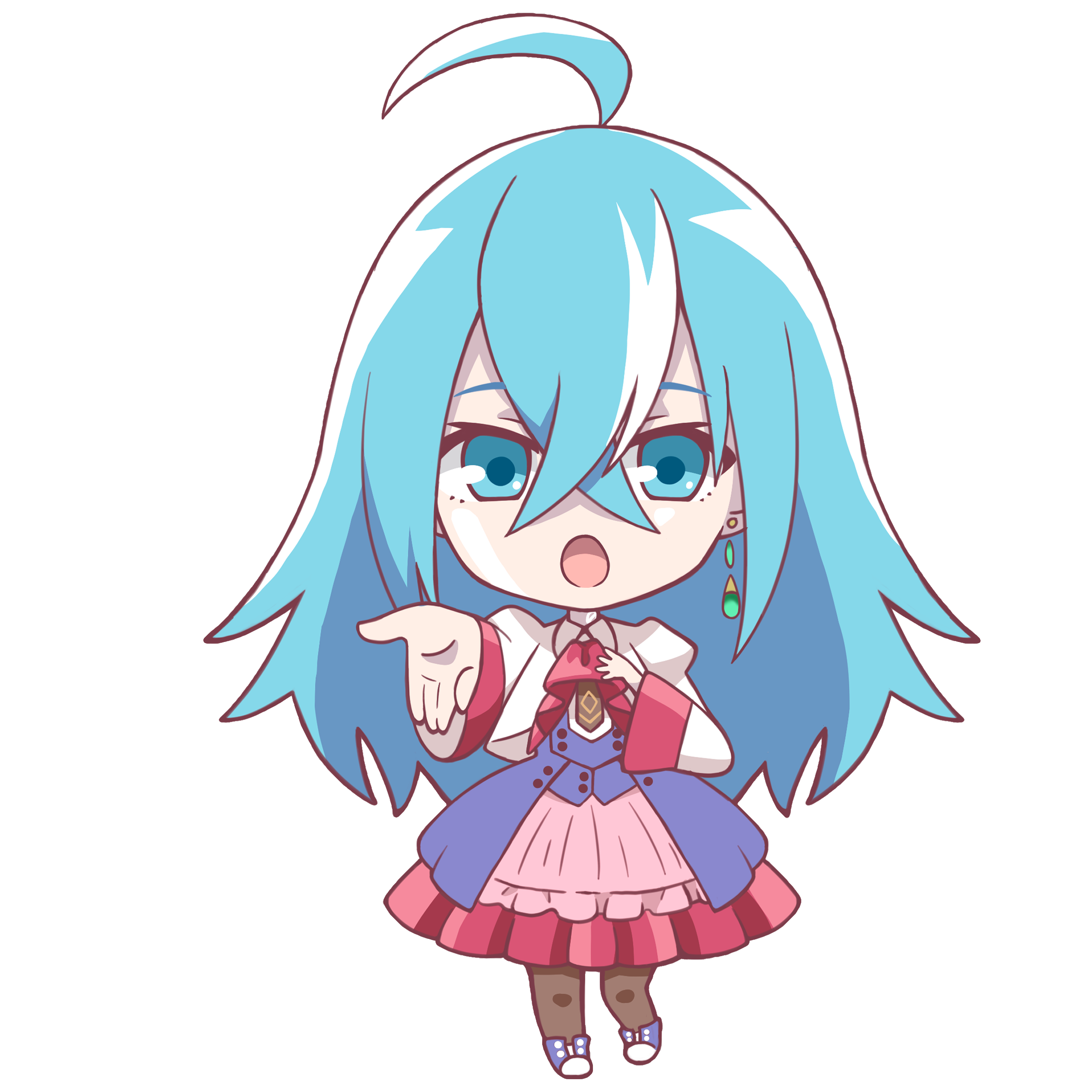 Anime 2560x2560 Vivy Vivy: Fluorite Eye’s Song anime girls chibi Hiromu Hayase