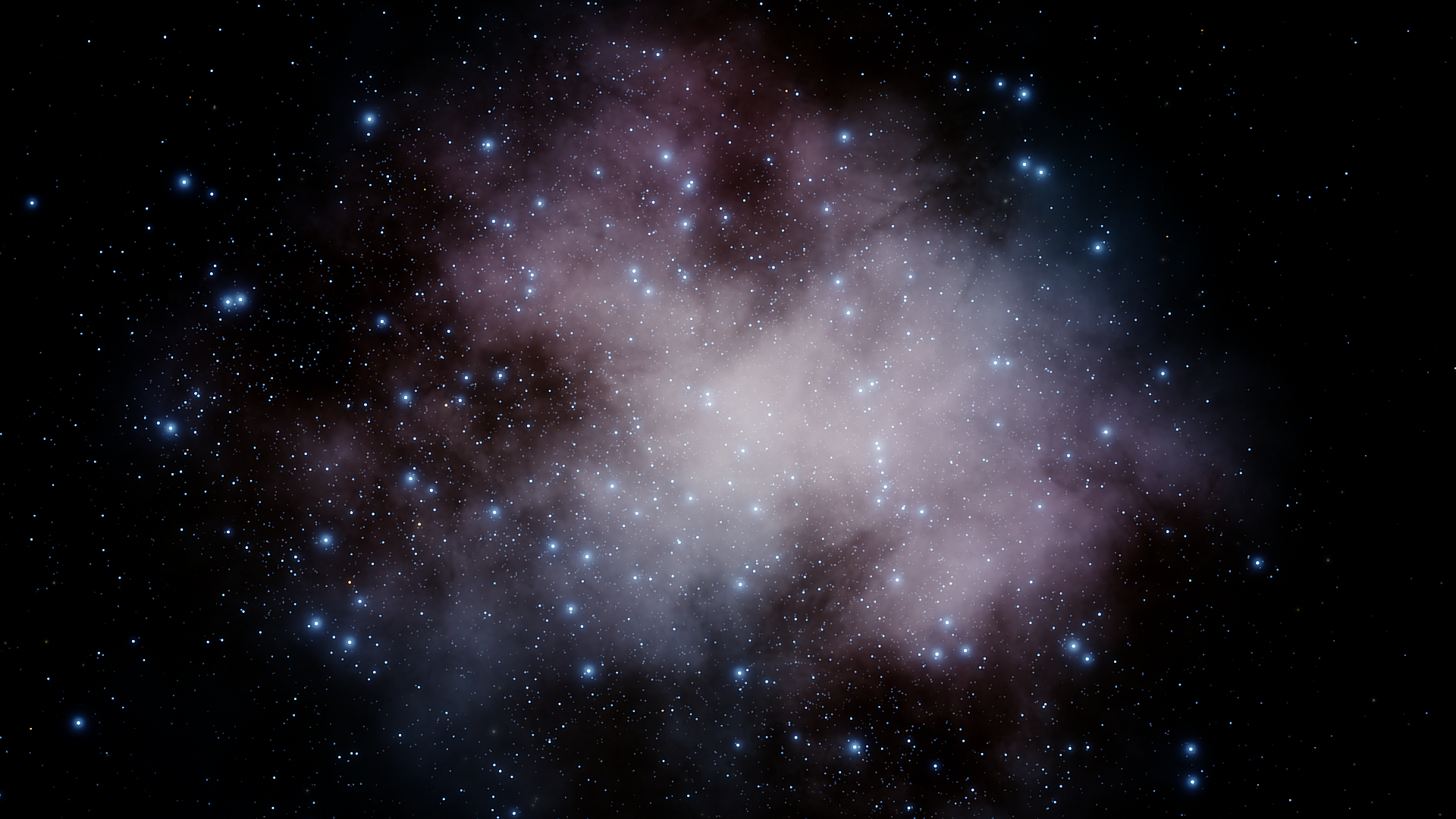 General 1920x1080 space nebula stars universe digital art