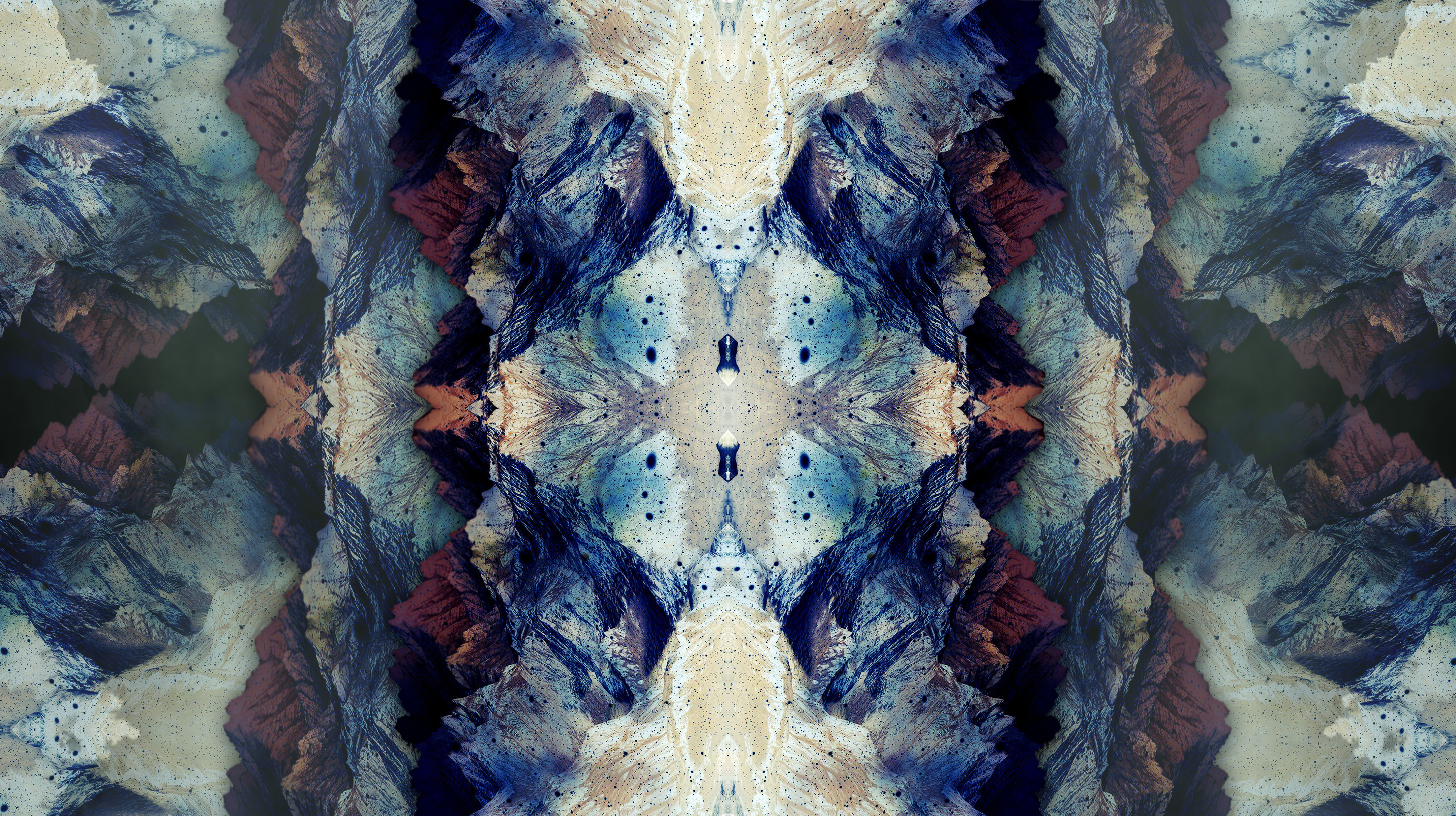 General 4416x2476 abstract digital art artwork mirrored symmetry