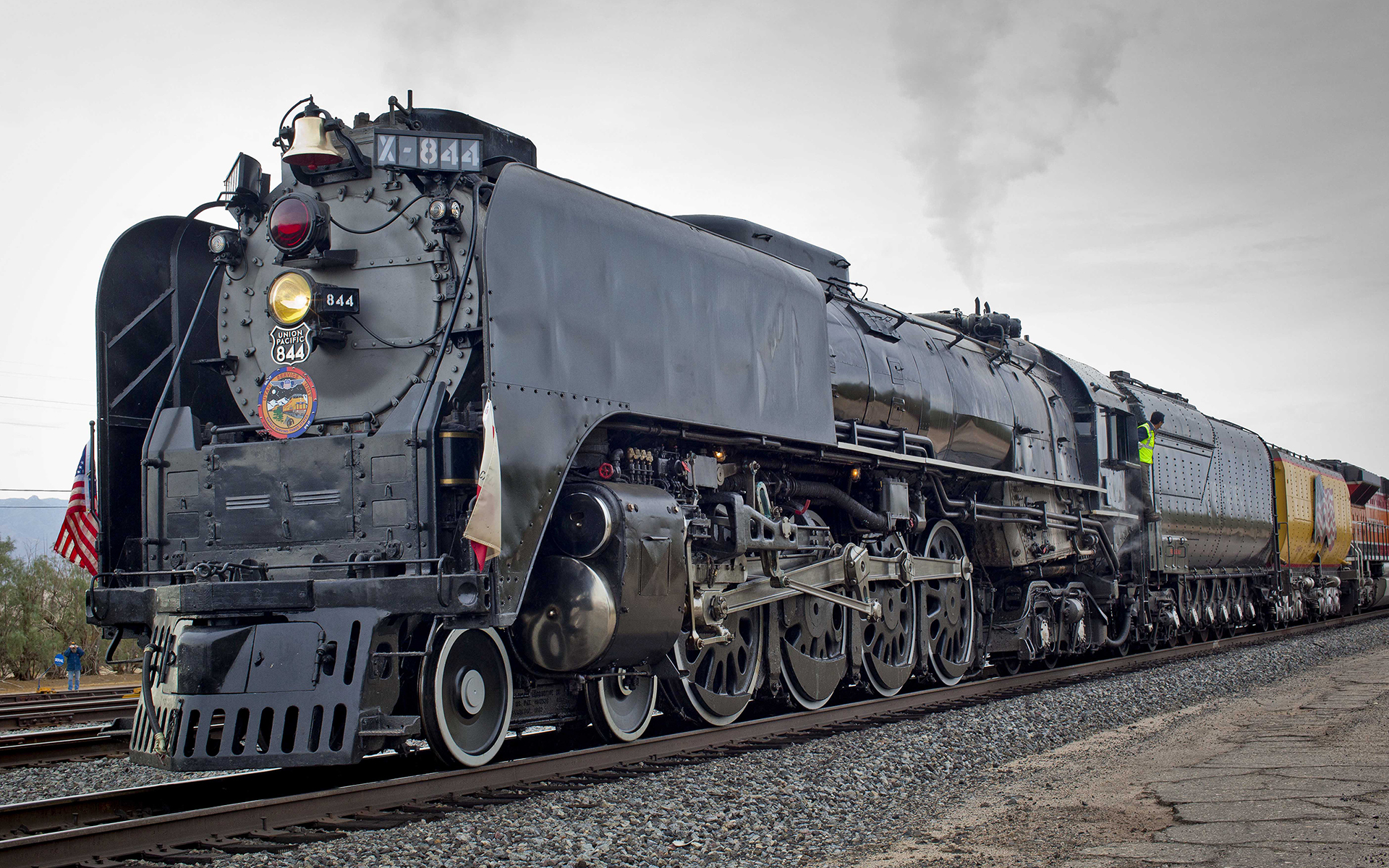 General 1920x1200 train steam locomotive vehicle transport