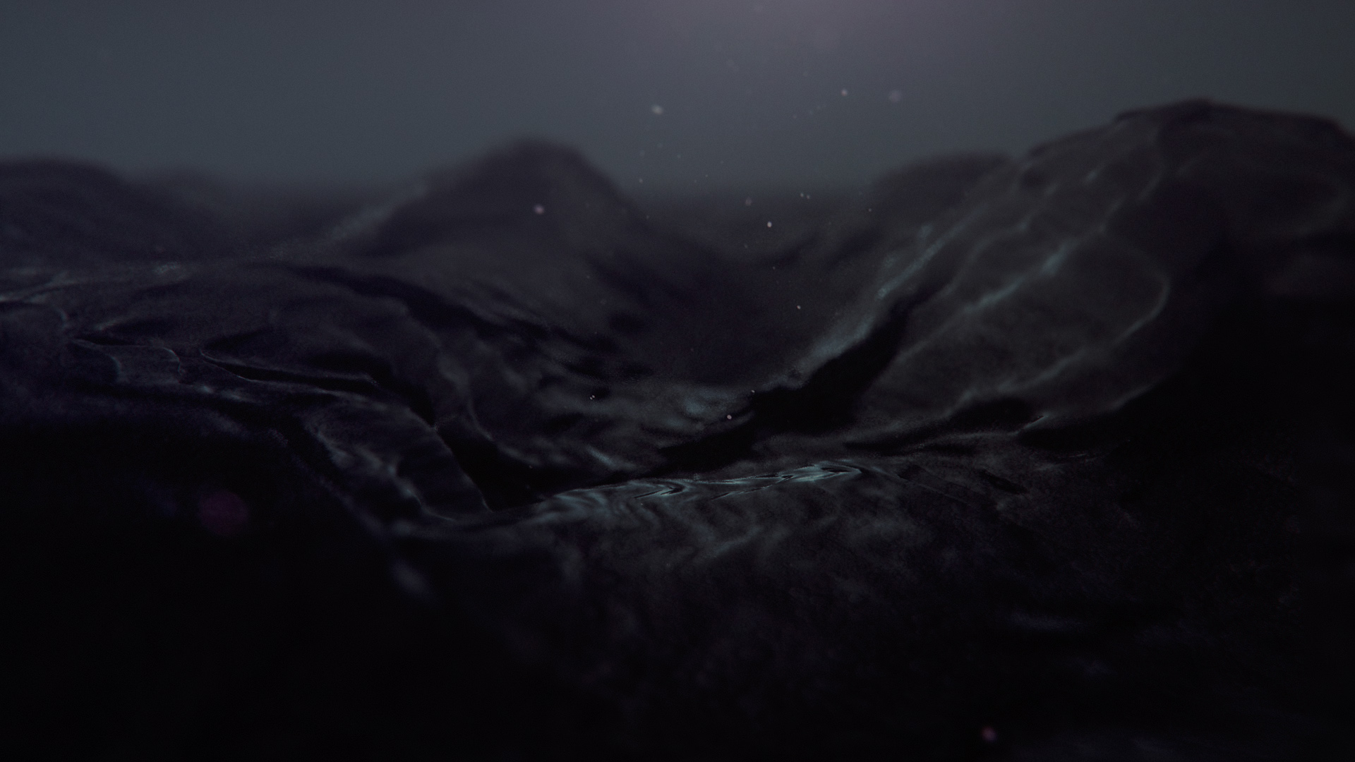 General 1920x1080 dark digital art water liquid minimalism black sea