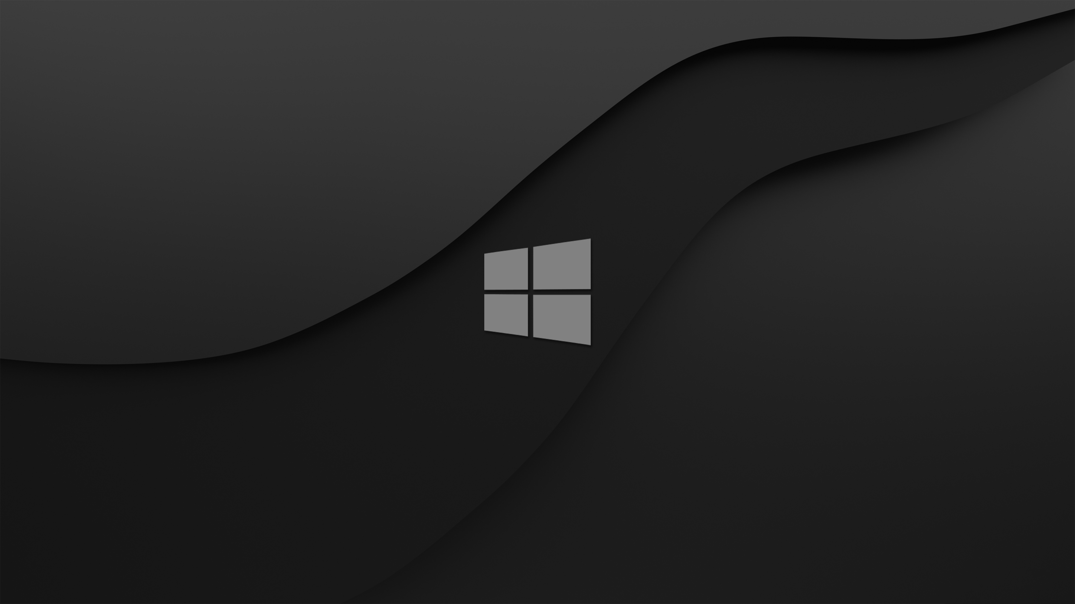 General 3554x1999 Windows 10 abstract logo monochrome operating system