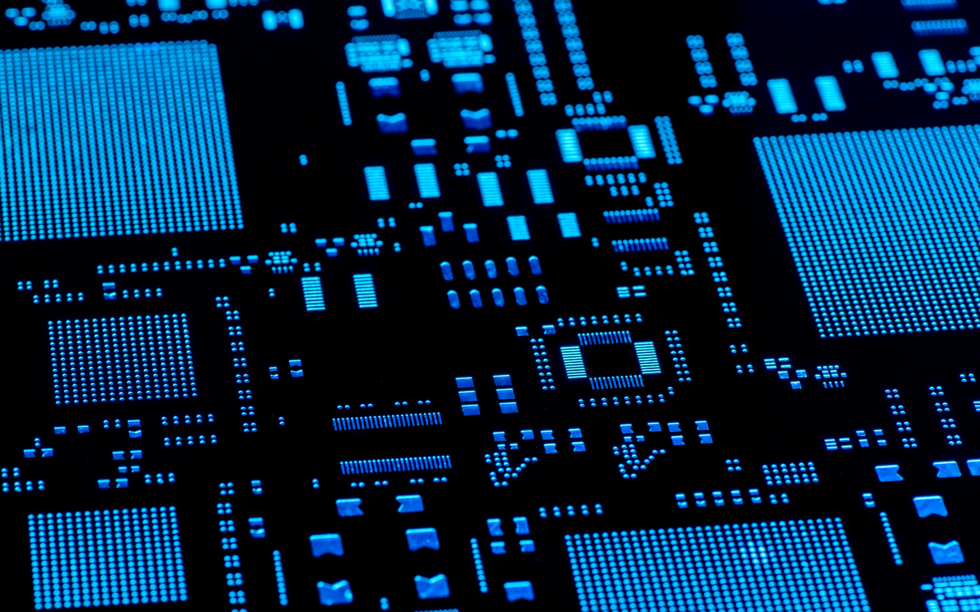 General 1920x1200 computer circuit boards CPU microchip cyan hardware blue