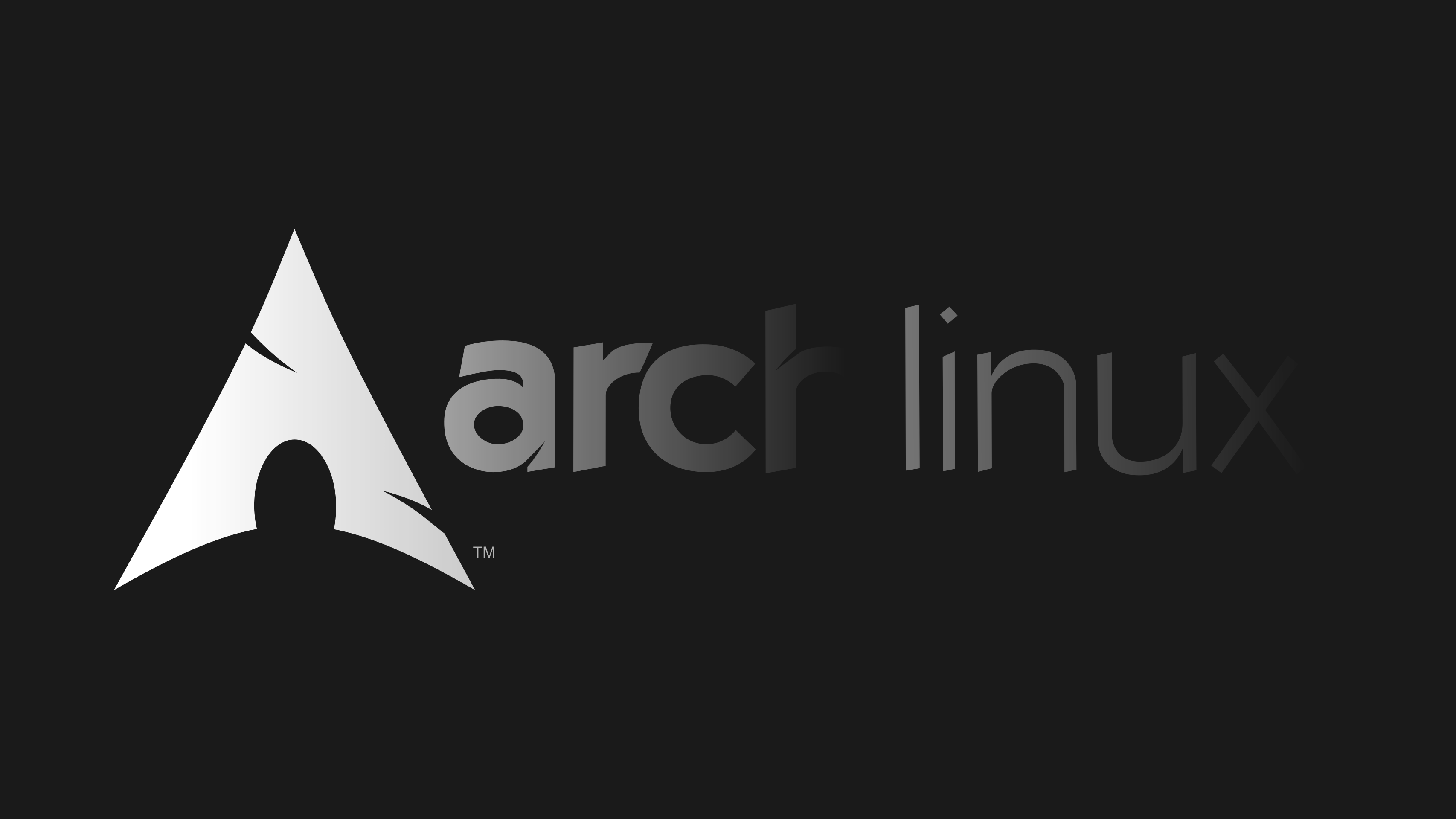 General 3413x1920 Arch Linux GNU Linux monochrome operating system