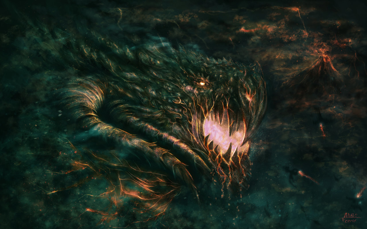 General 1280x800 fantasy art dragon The Lord of the Rings