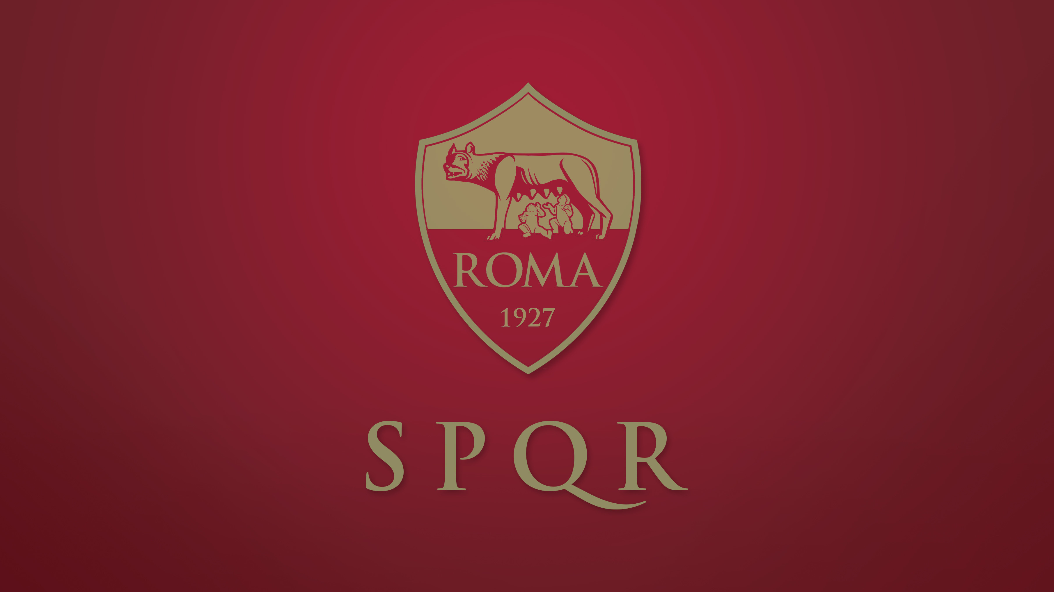General 3622x2037 AS Roma ASR logo red gold SPQR wolf Nike Corropolese Piscioruggine Riommammerda soccer clubs Italian