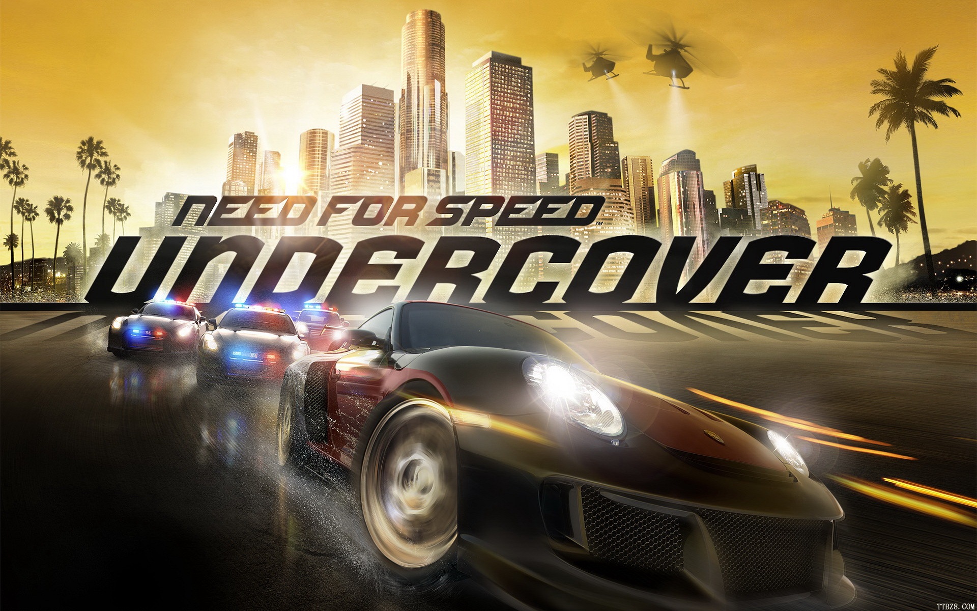 General 1920x1200 Need for Speed police cars race cars need for speed: Undercover game logo video games PC gaming racing car vehicle Porsche black cars EA Games