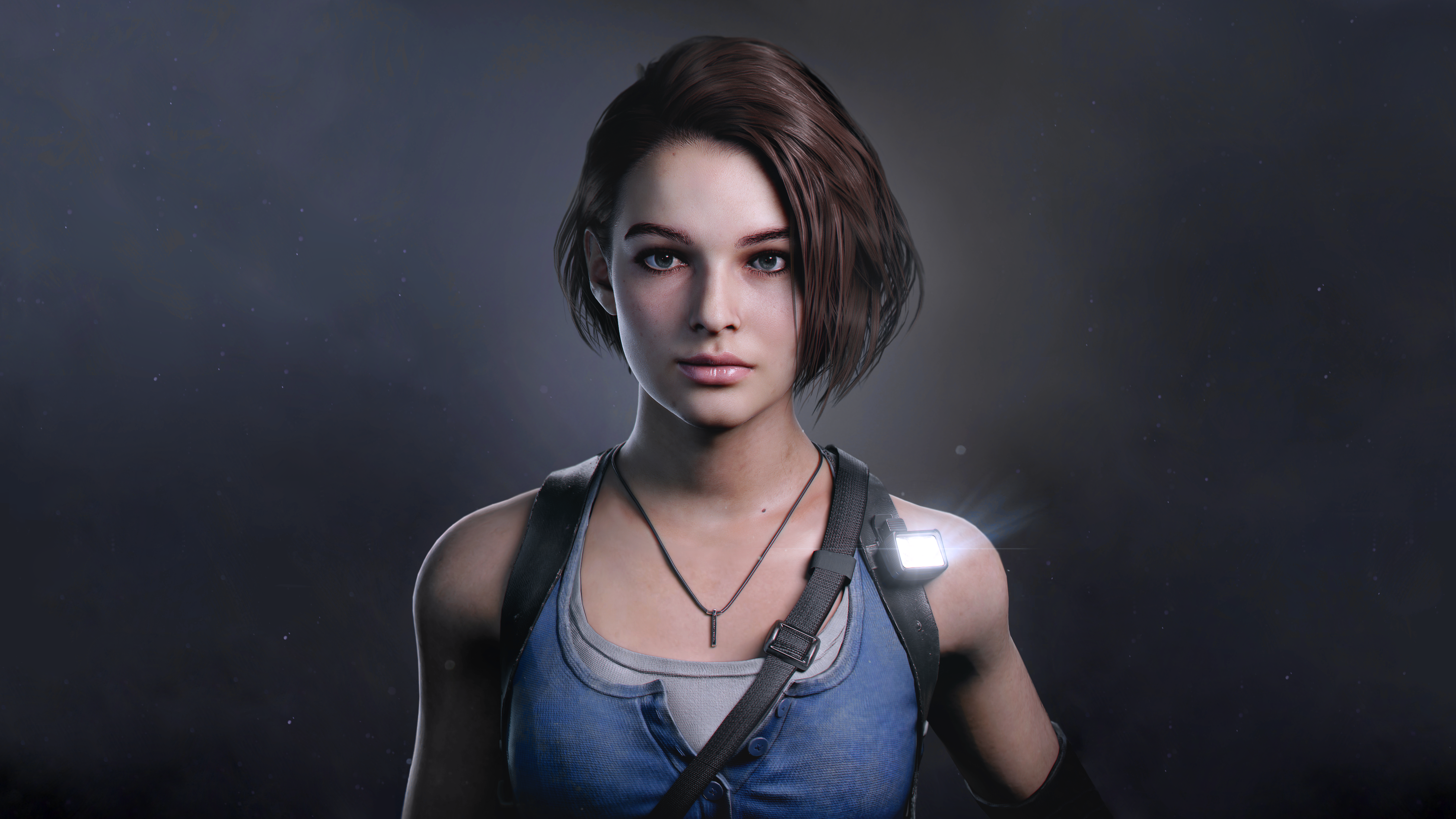 Download Jill Valentine, The Resilient Heroine From Resident Evil Series  Wallpaper