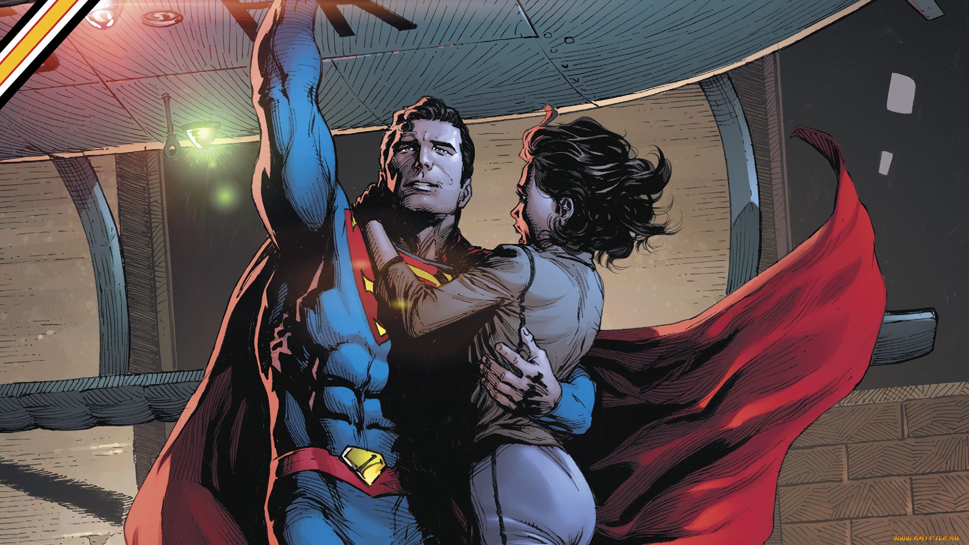 General 1920x1080 Superman superhero comics comic art