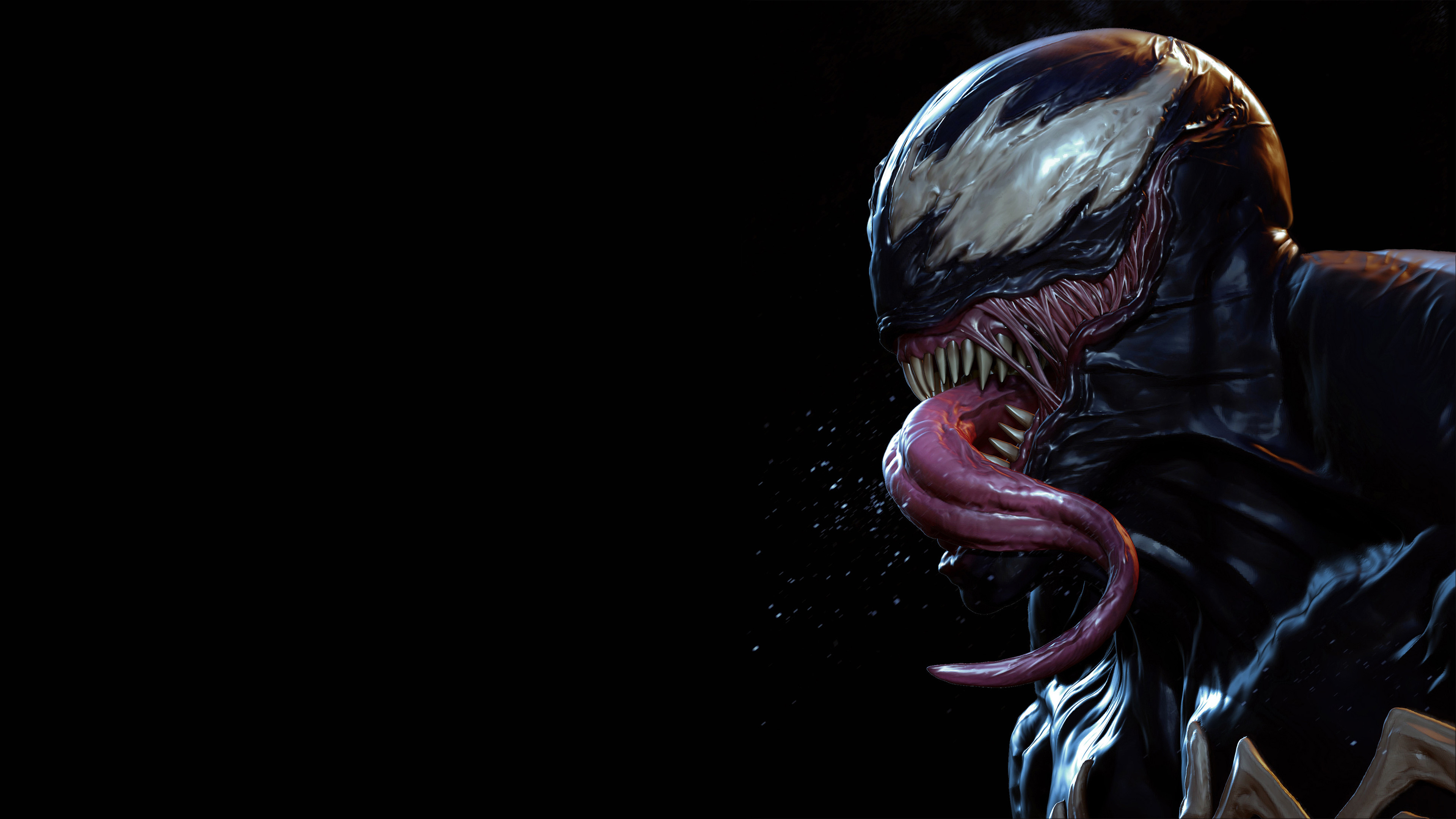 General 3840x2160 Marvel Comics Venom artwork creature