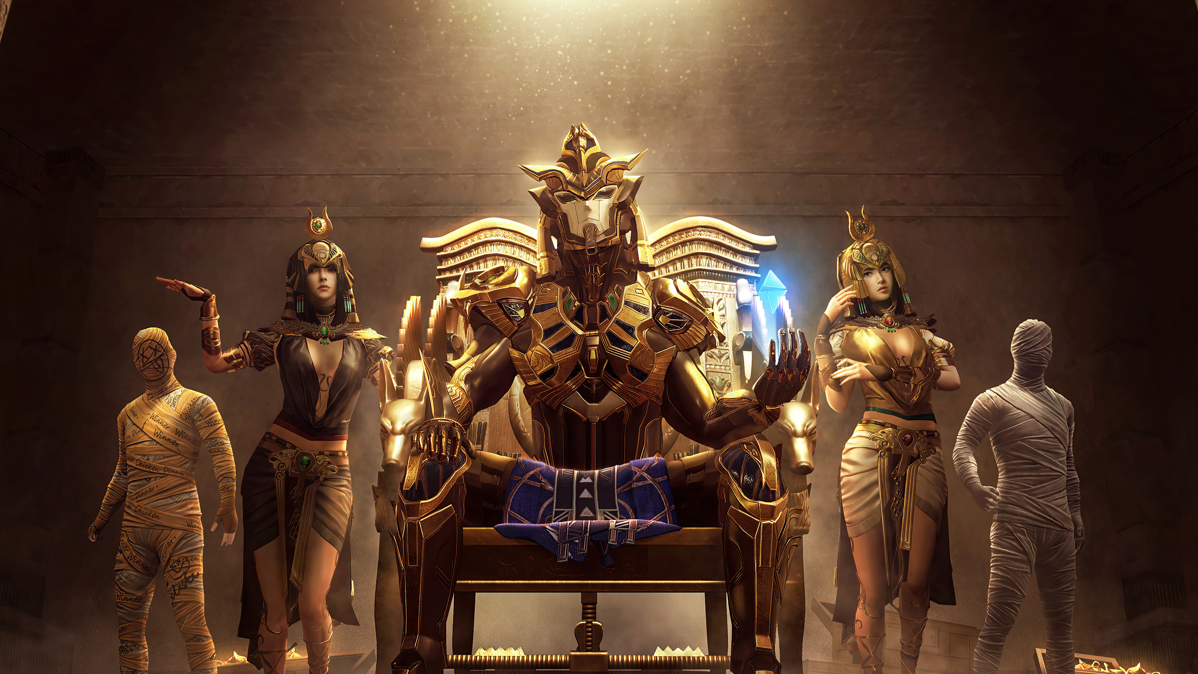 General 3840x2160 video games Egypt Egyptian mummy