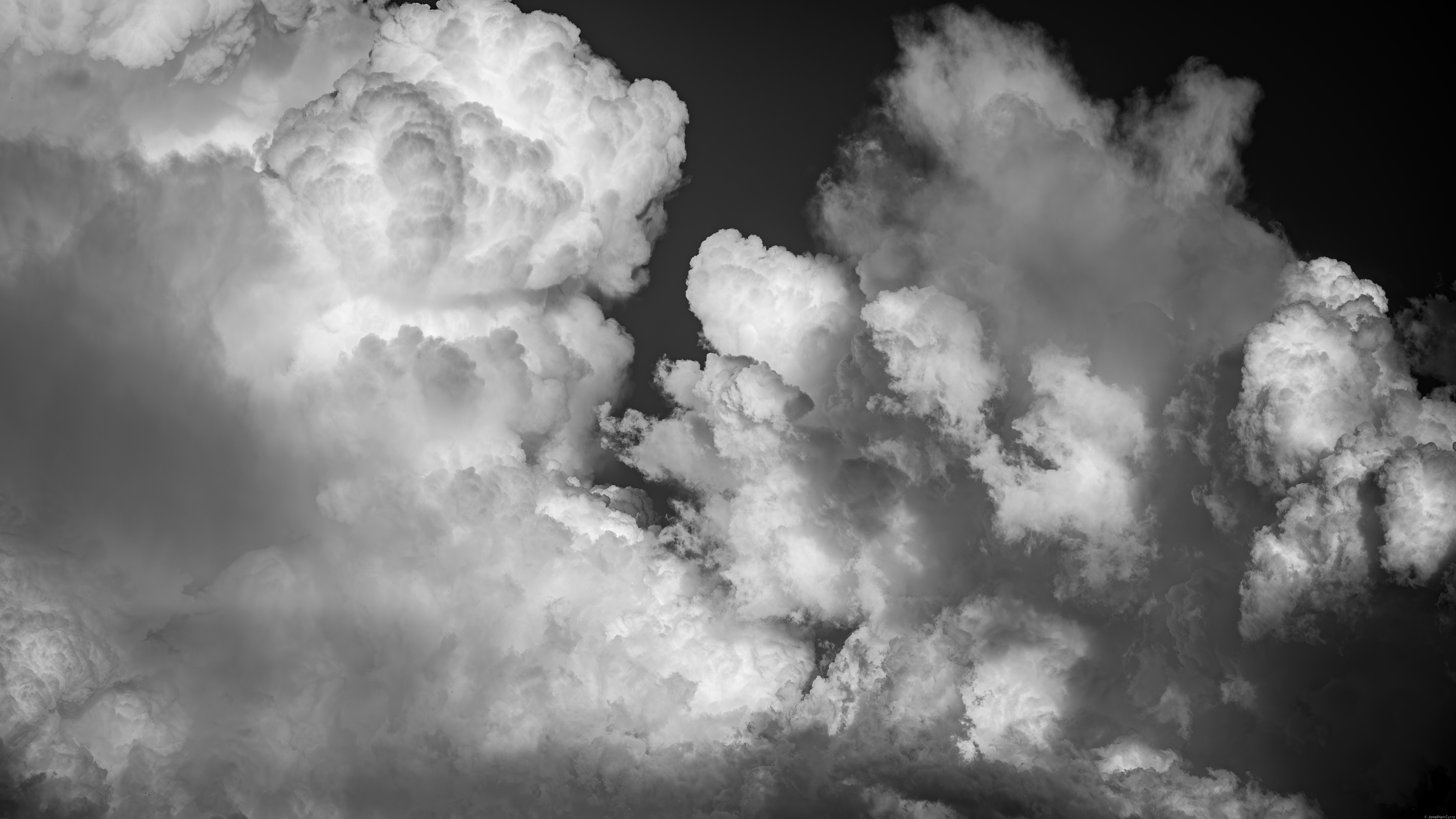 General 5957x3351 clouds nature landscape thunder storm photography monochrome Jonathan Curry sky texture outdoors film grain