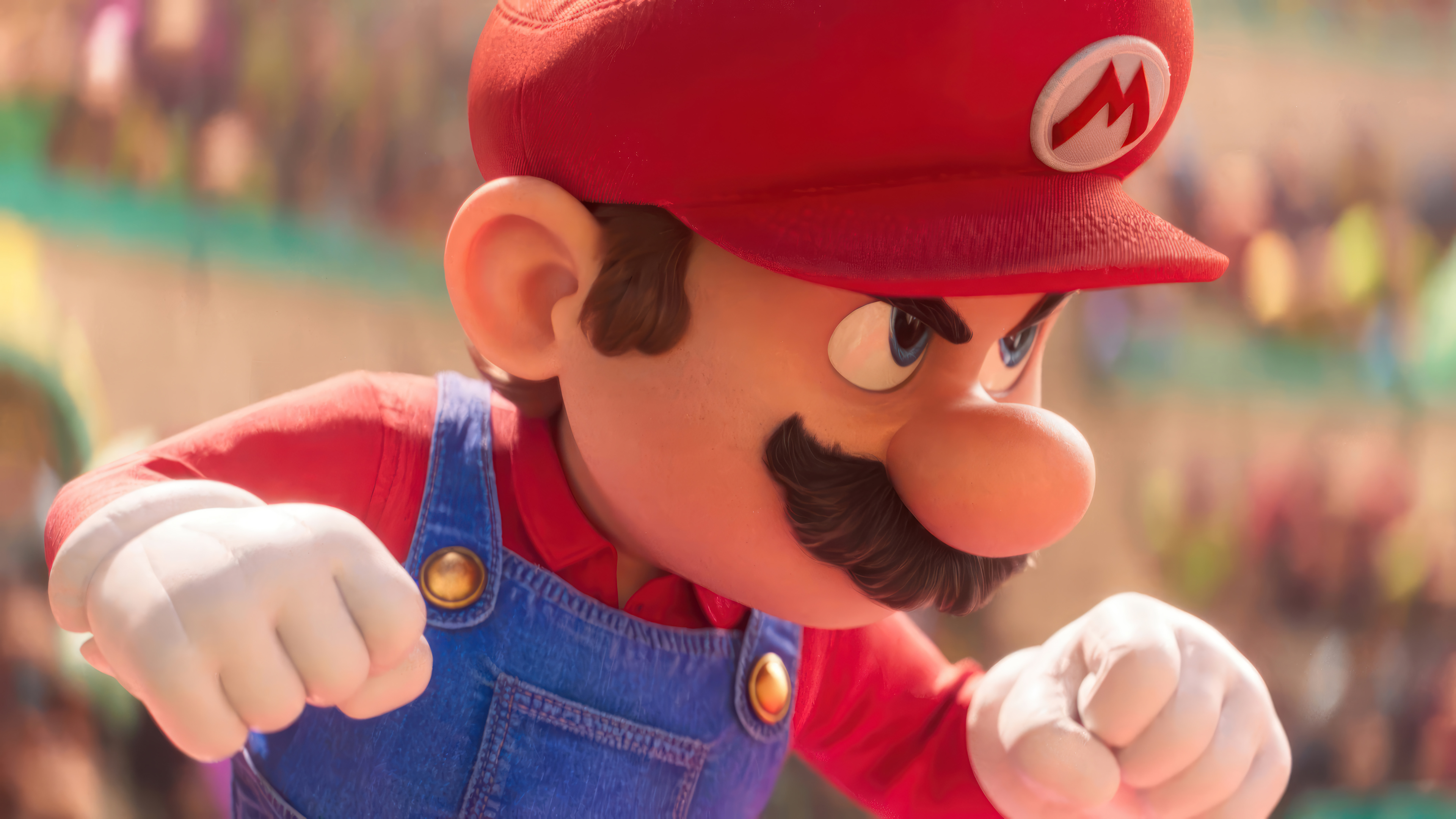 General 3840x2160 Mario movie characters film stills CGI hat gloves moustache