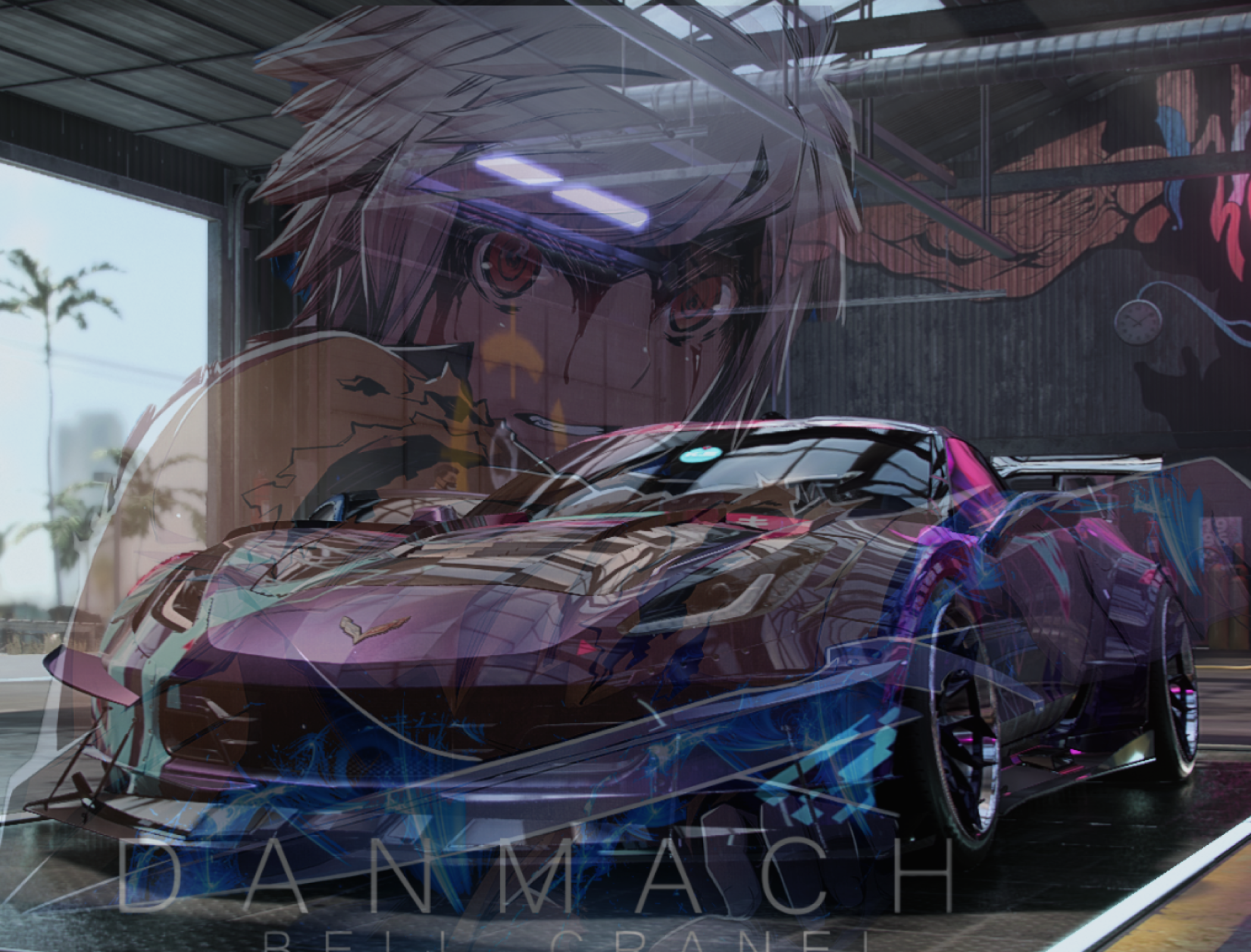 Anime 2102x1600 Bell Cranel Dungeon ni Deai wo Motomeru no wa Machigatteiru Darou ka looking at viewer car anime boys Need for Speed: Heat
