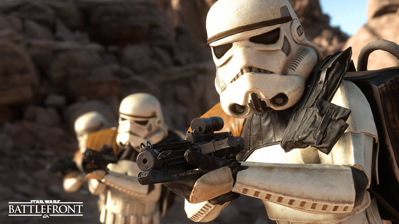 General 1600x900 Star Wars: Battlefront Imperial Stormtrooper bodysuit armor helmet gun Star Wars weapon video games Electronic Arts movie characters