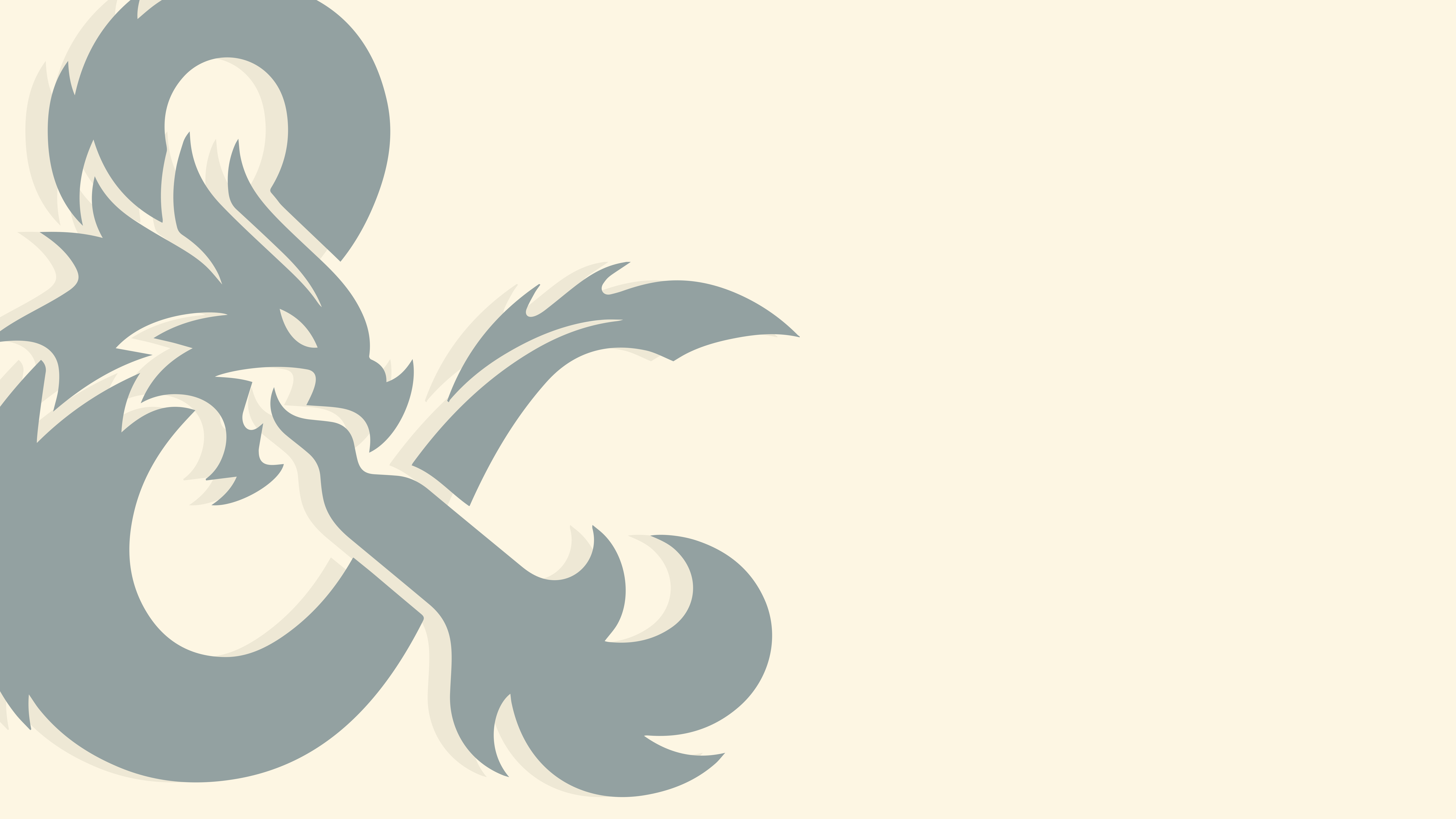 General 7680x4320 solarized colorscheme Dungeons & Dragons minimalism vector simple background dragon