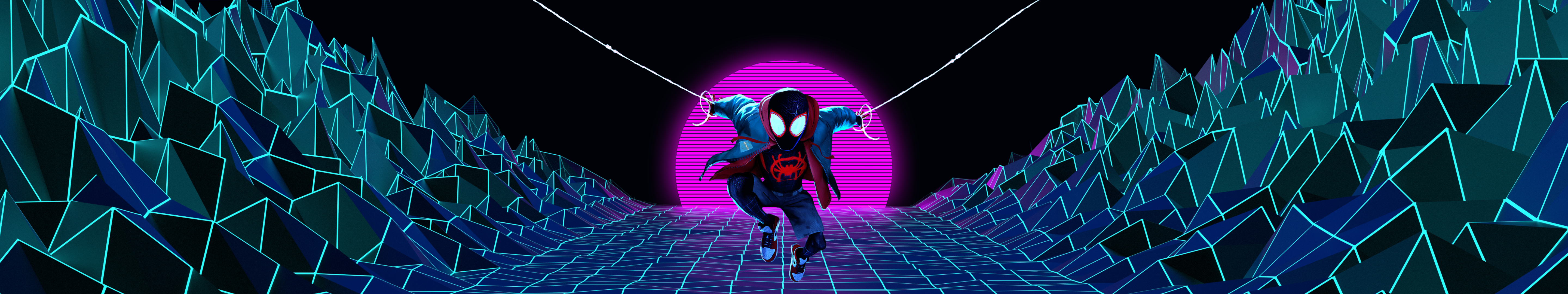 General 5760x1080 Spider-Man Spider-Man: Into the Spider-Verse digital art