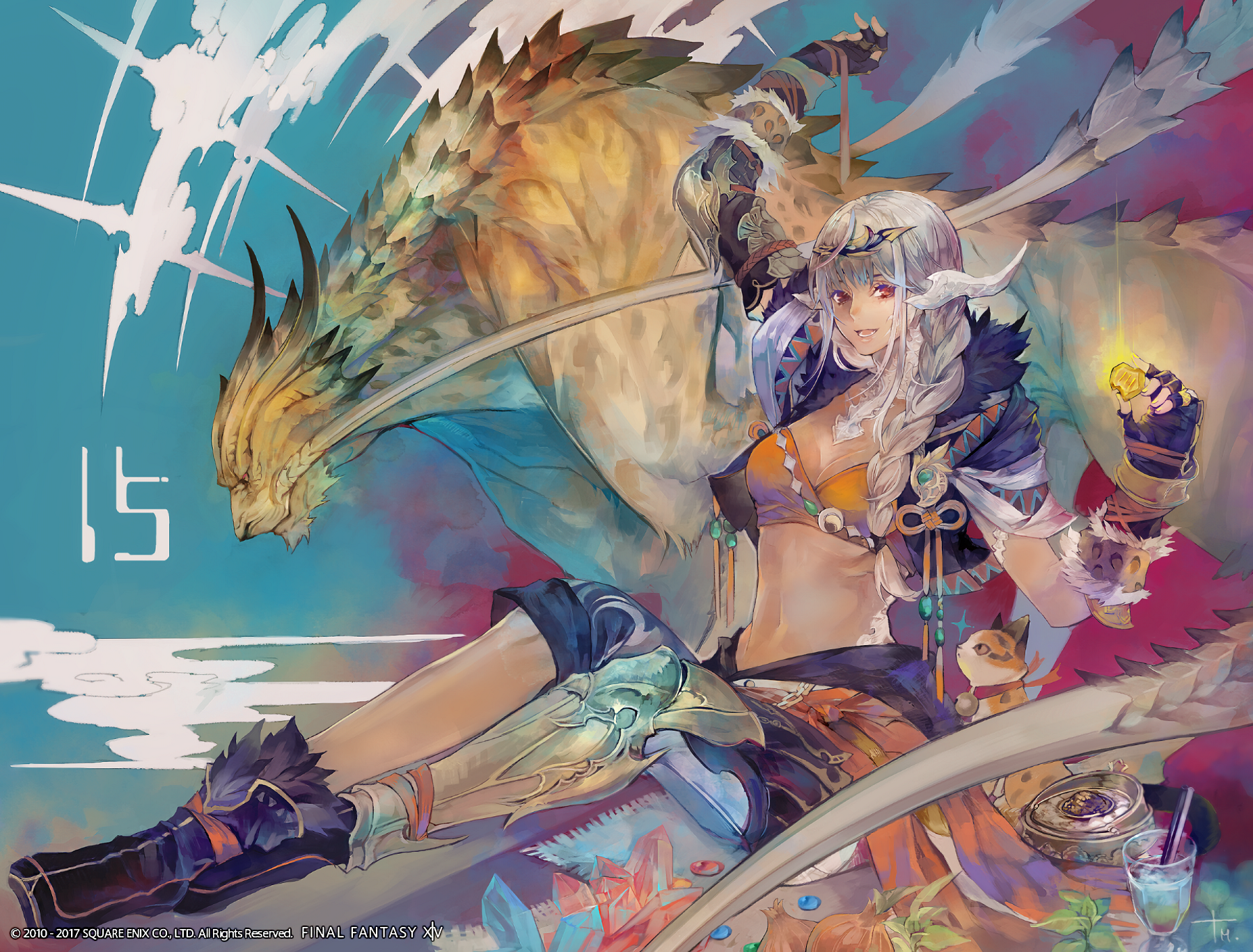 General 1800x1368 Final Fantasy XIV: A Realm Reborn video games video game art fantasy art digital art