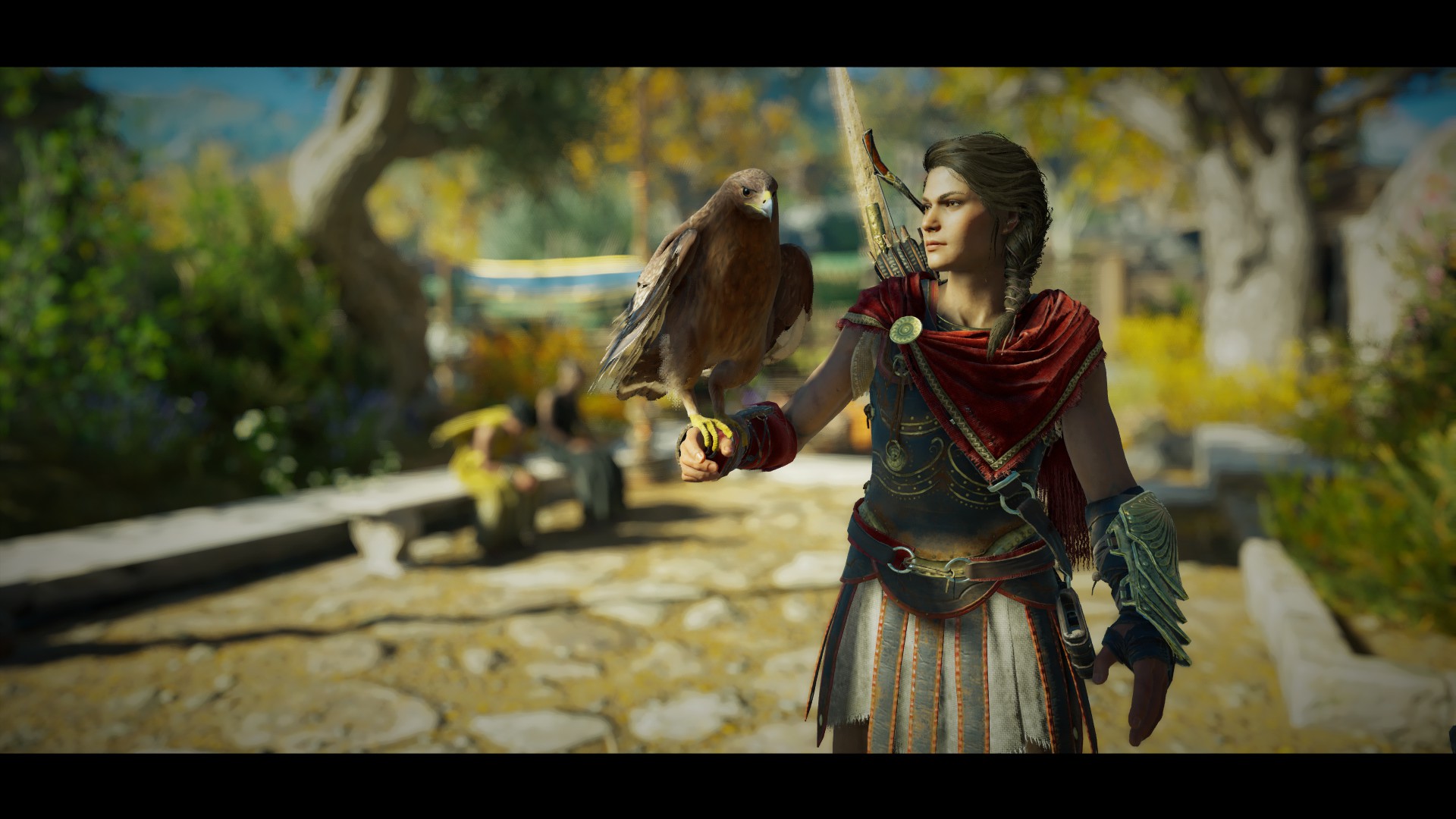 General 1920x1080 Kassandra eagle ancient greece girl in armor armored woman Ikaros Assassin's Creed: Odyssey Ubisoft video games video game characters
