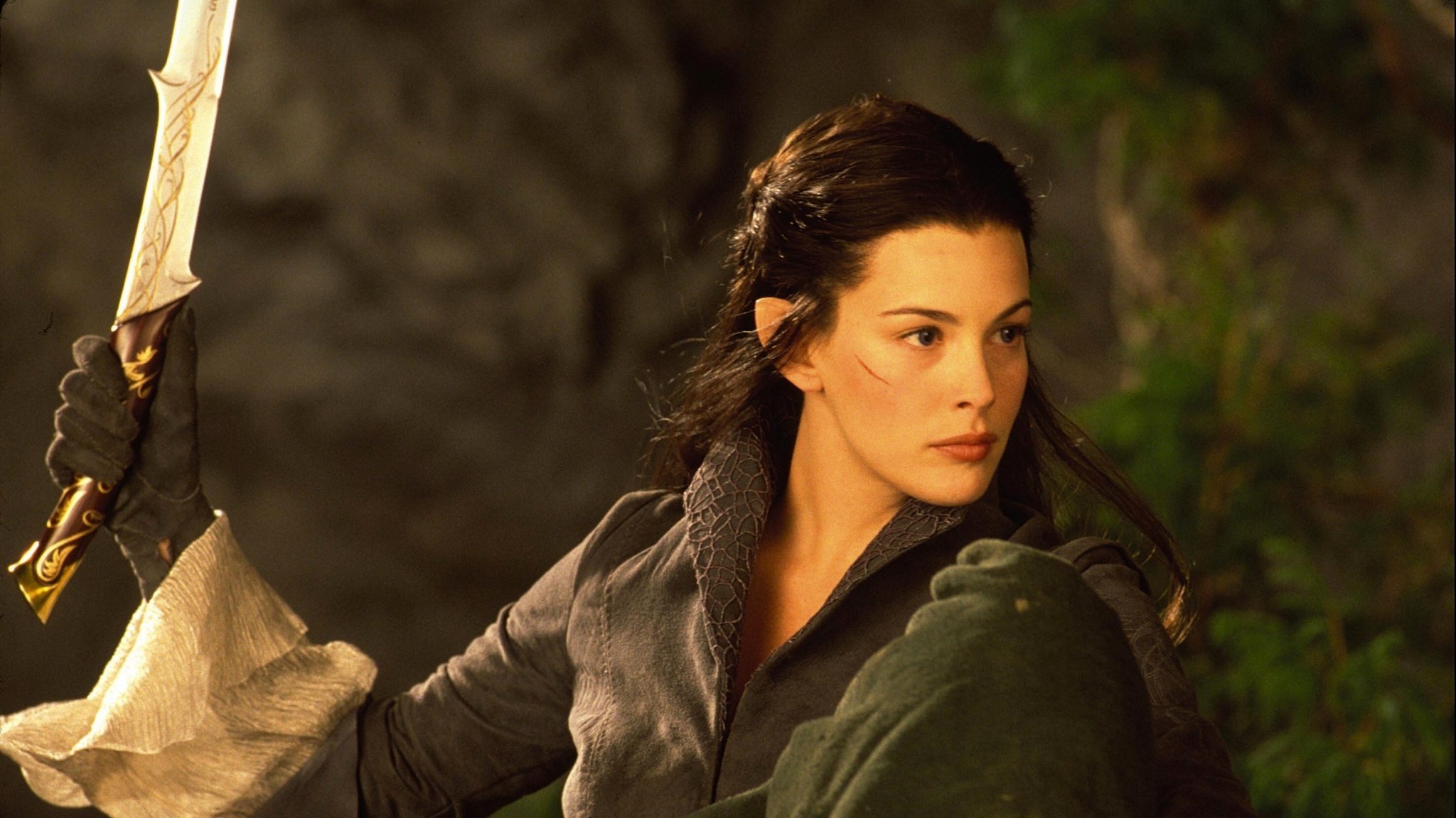 People 2048x1152 Liv Tyler The Lord of the Rings Arwen women actress elves The Lord of the Rings: The Fellowship of the Ring