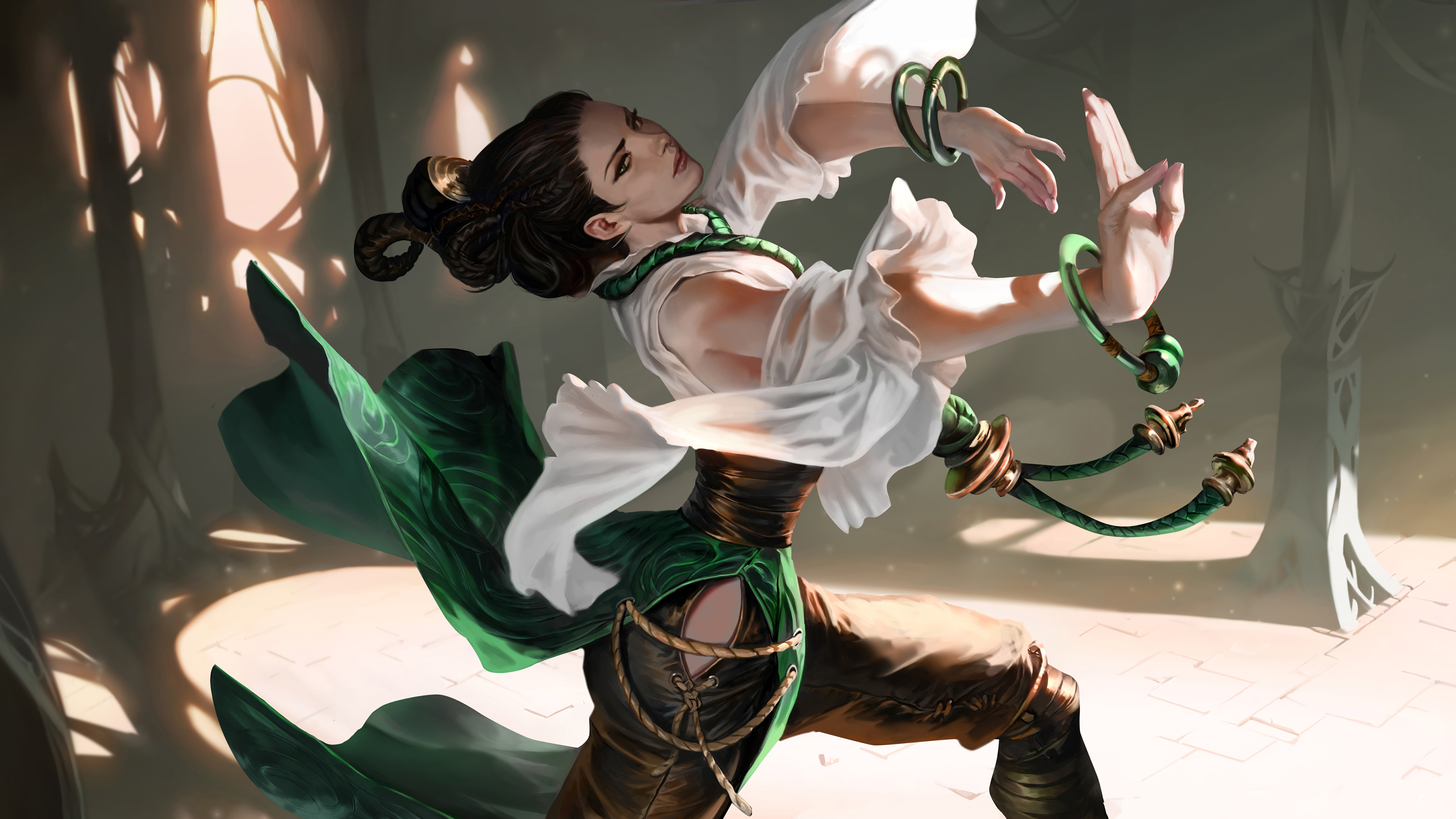 General 3840x2160 Legends of Runeterra fantasy girl PC gaming fantasy art