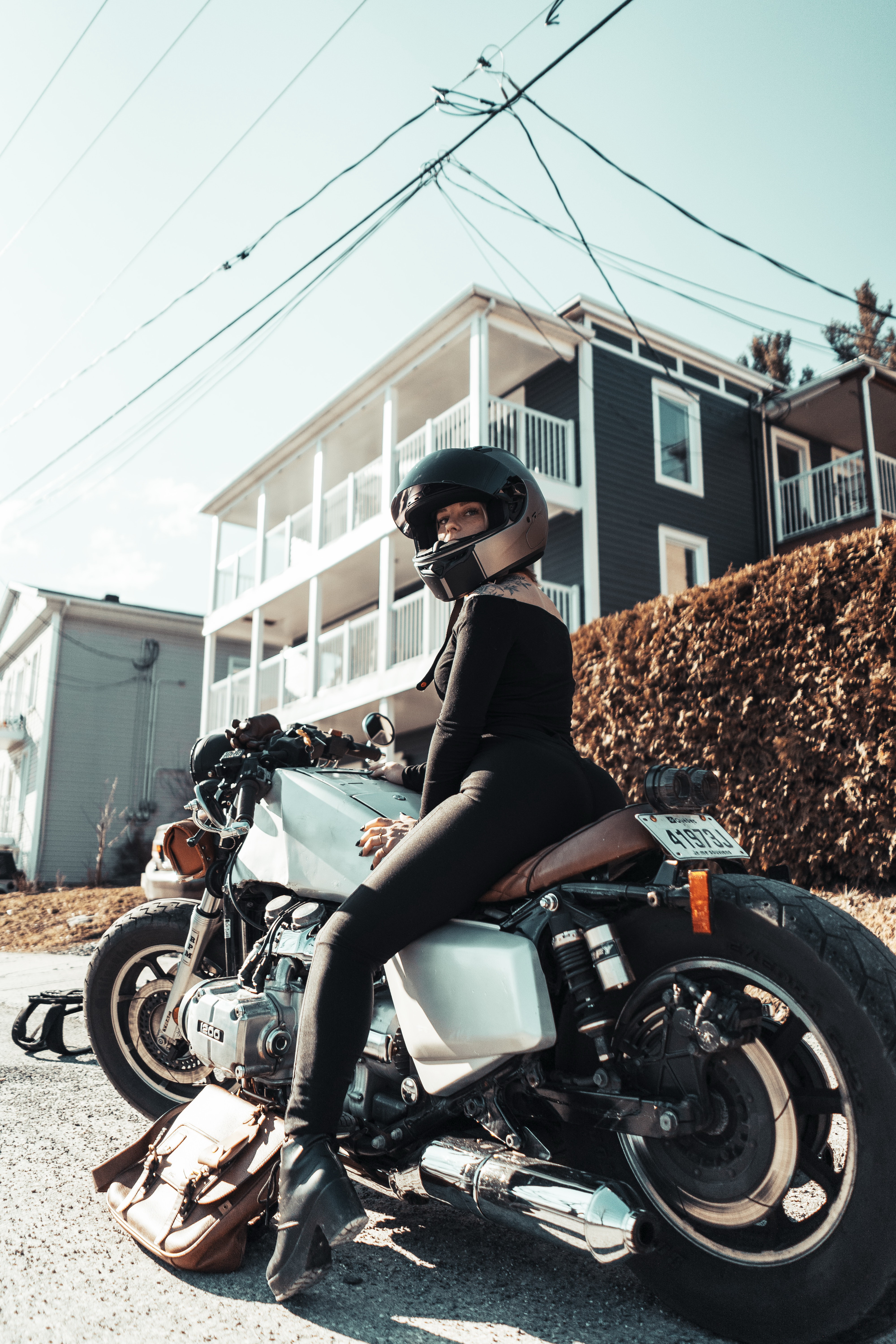 People 4000x6000 women women with motorcycles motorcycle