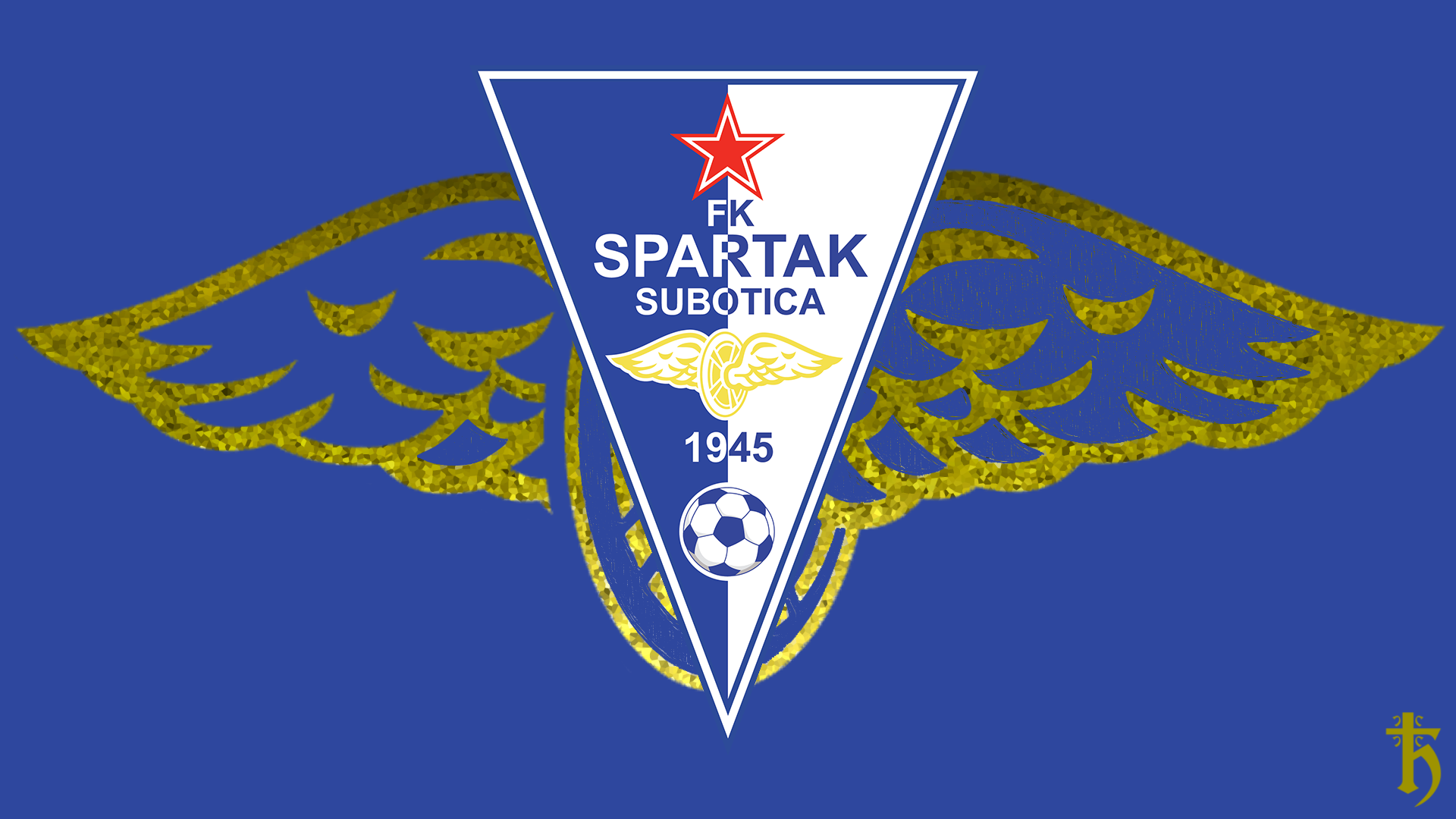 General 1920x1080 soccer Serbia 1945 (year) logo blue background
