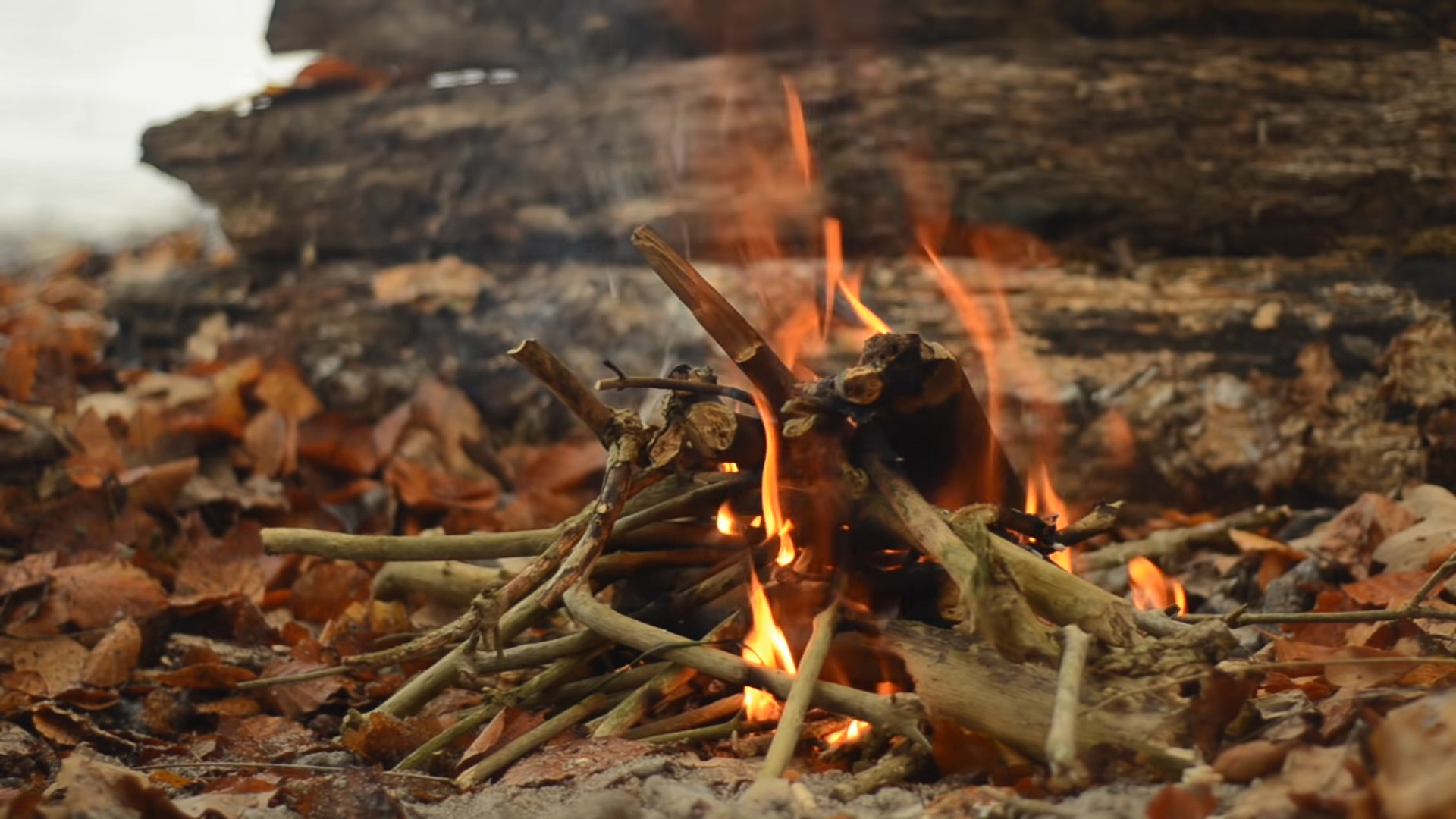 General 1920x1080 campfire fire nature fall