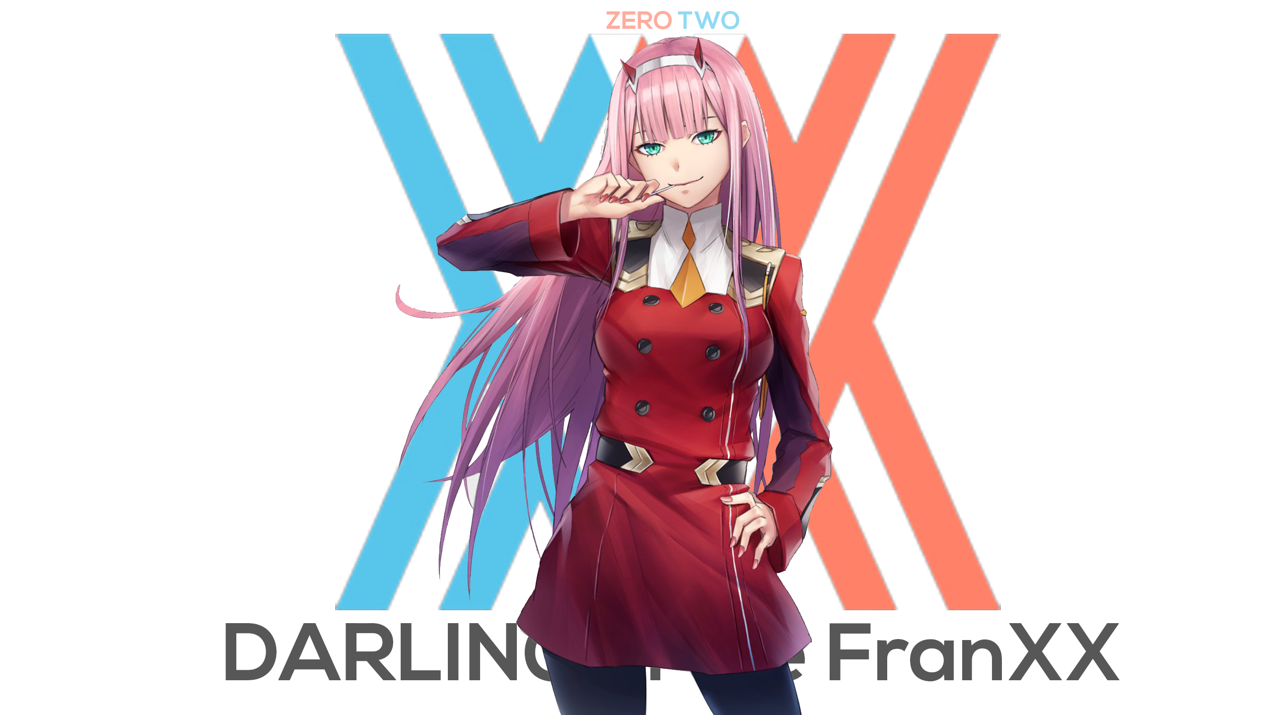 Anime 2560x1440 Darling in the FranXX 2D anime anime girls digital art artwork