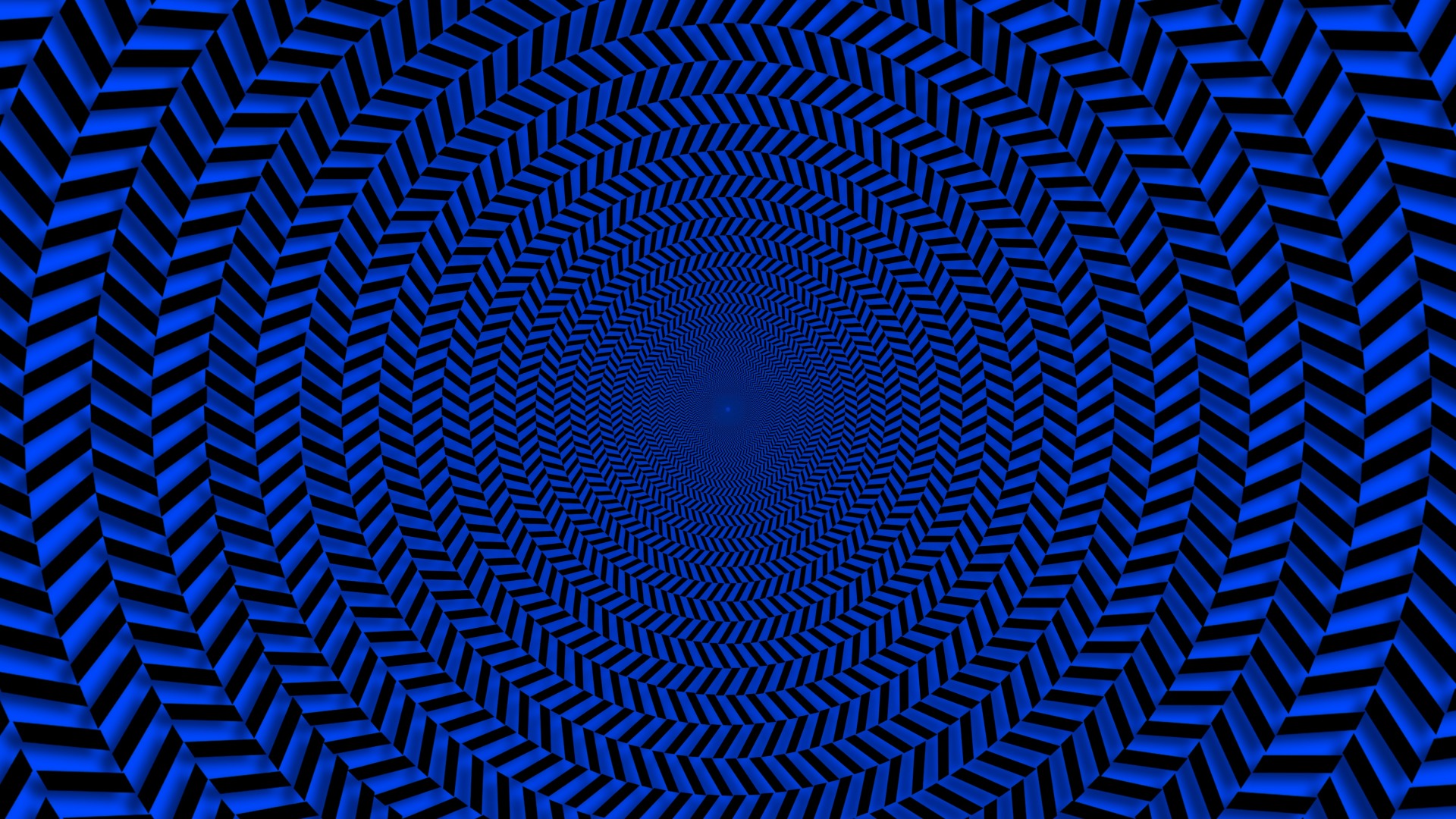 General 1920x1080 blue digital art optical illusion