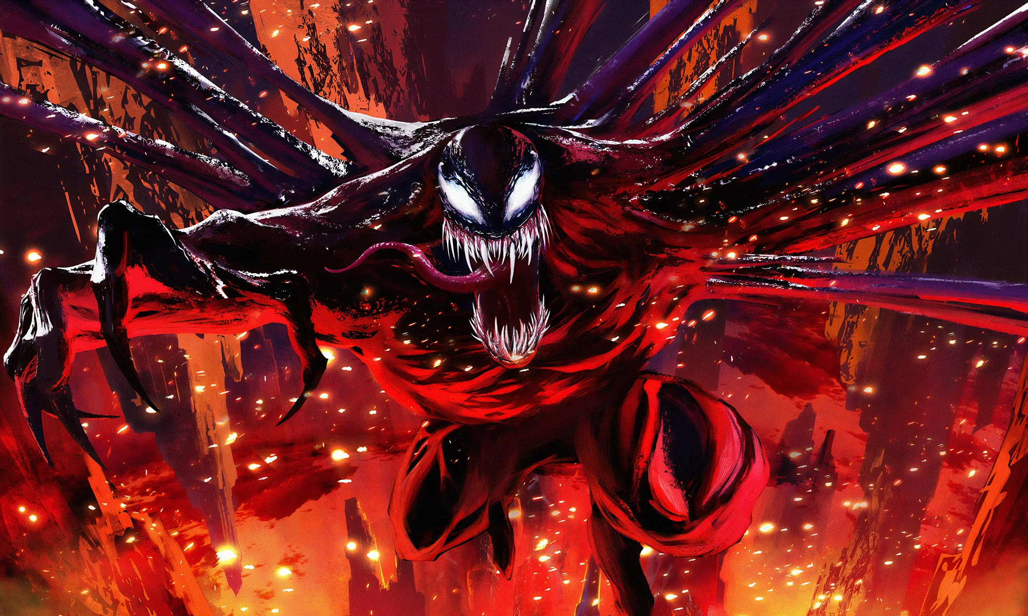 General 2000x1199 Venom creature artwork Marvel Comics