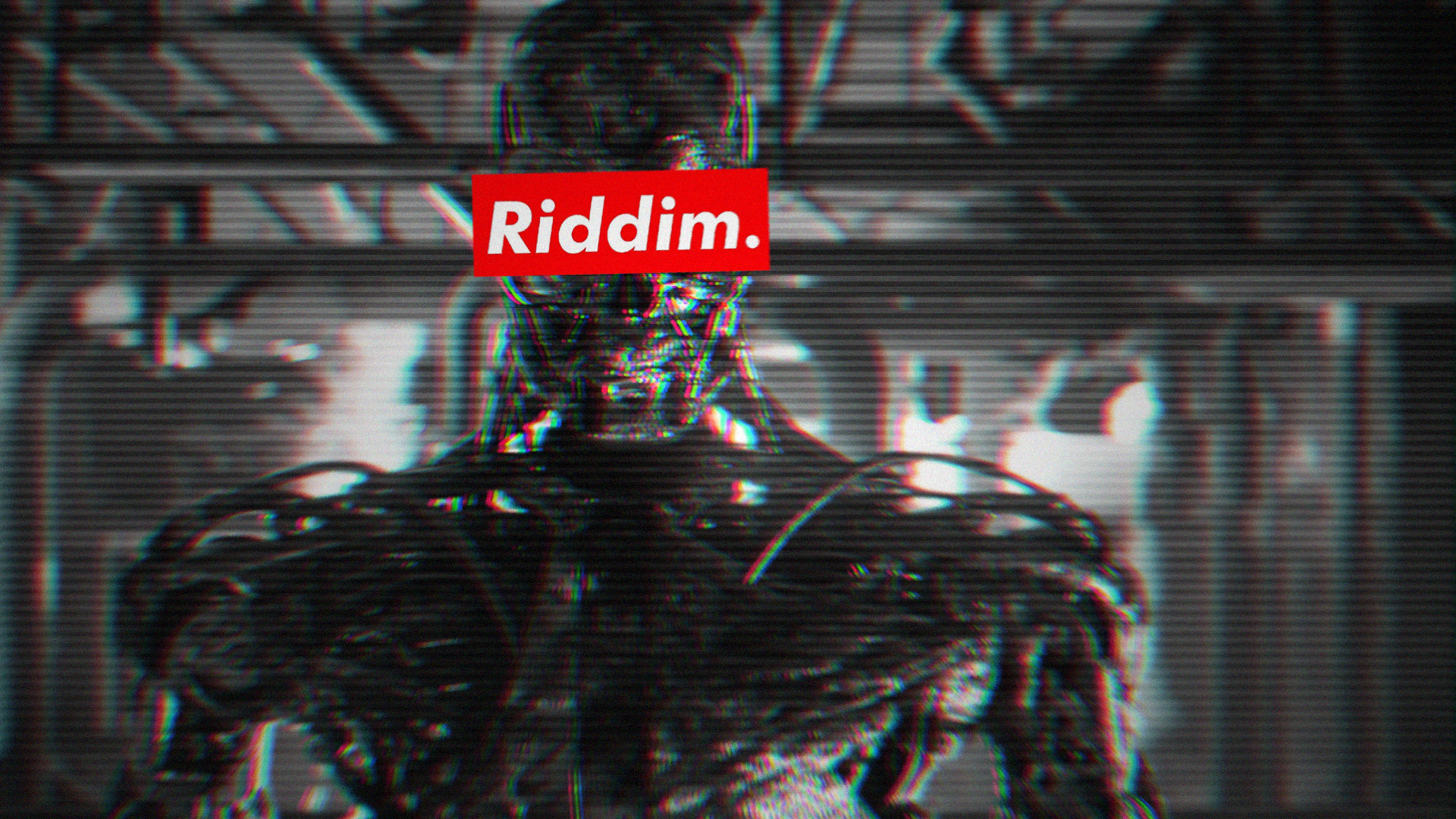 General 1920x1080 Riddim Dubstep dubstep glitch art VHS artwork minimalism cyborg machine movie characters Terminator