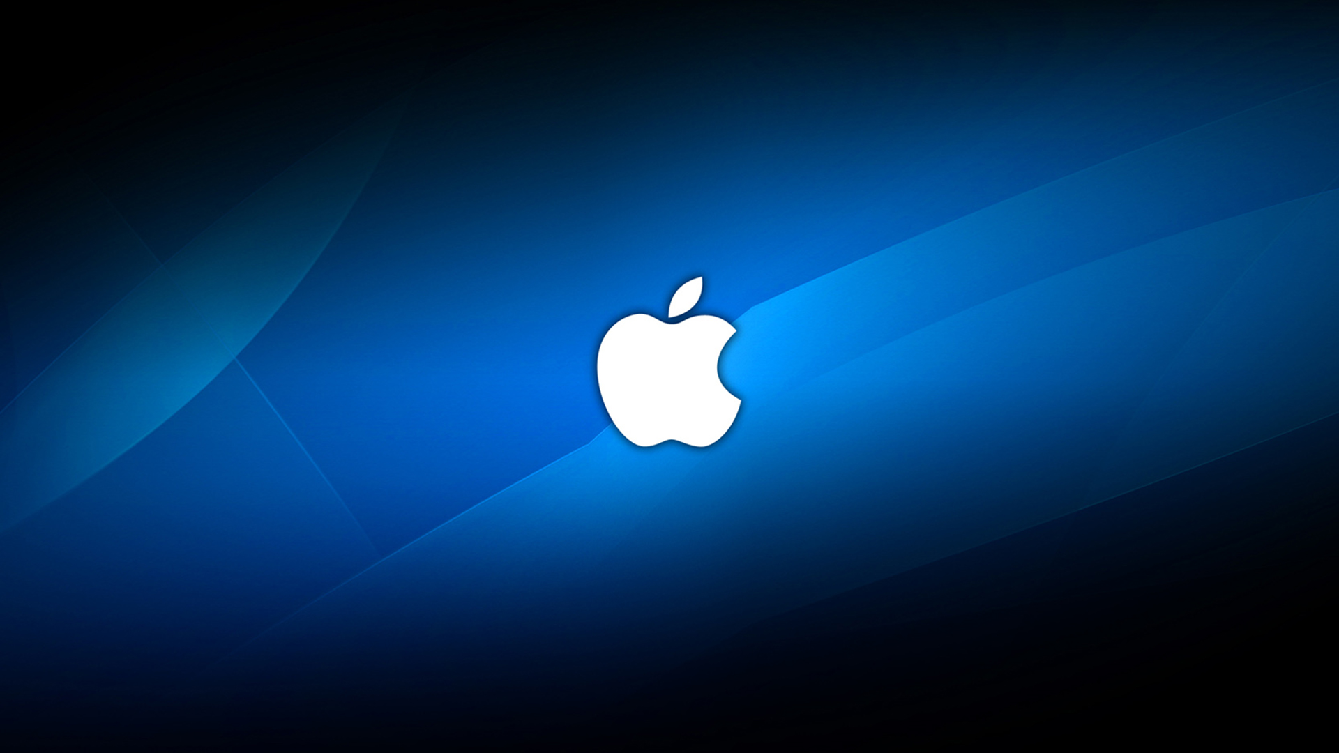 General 1920x1080 logo Apple Inc. digital art abstract blue