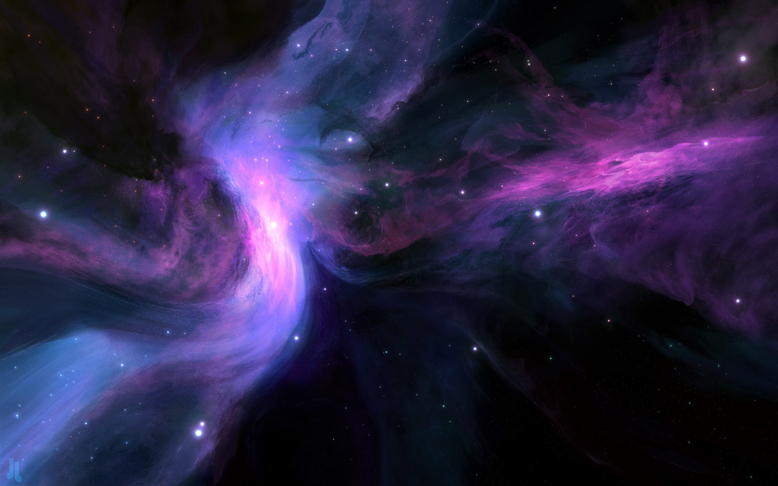 General 2560x1600 space nebula stars