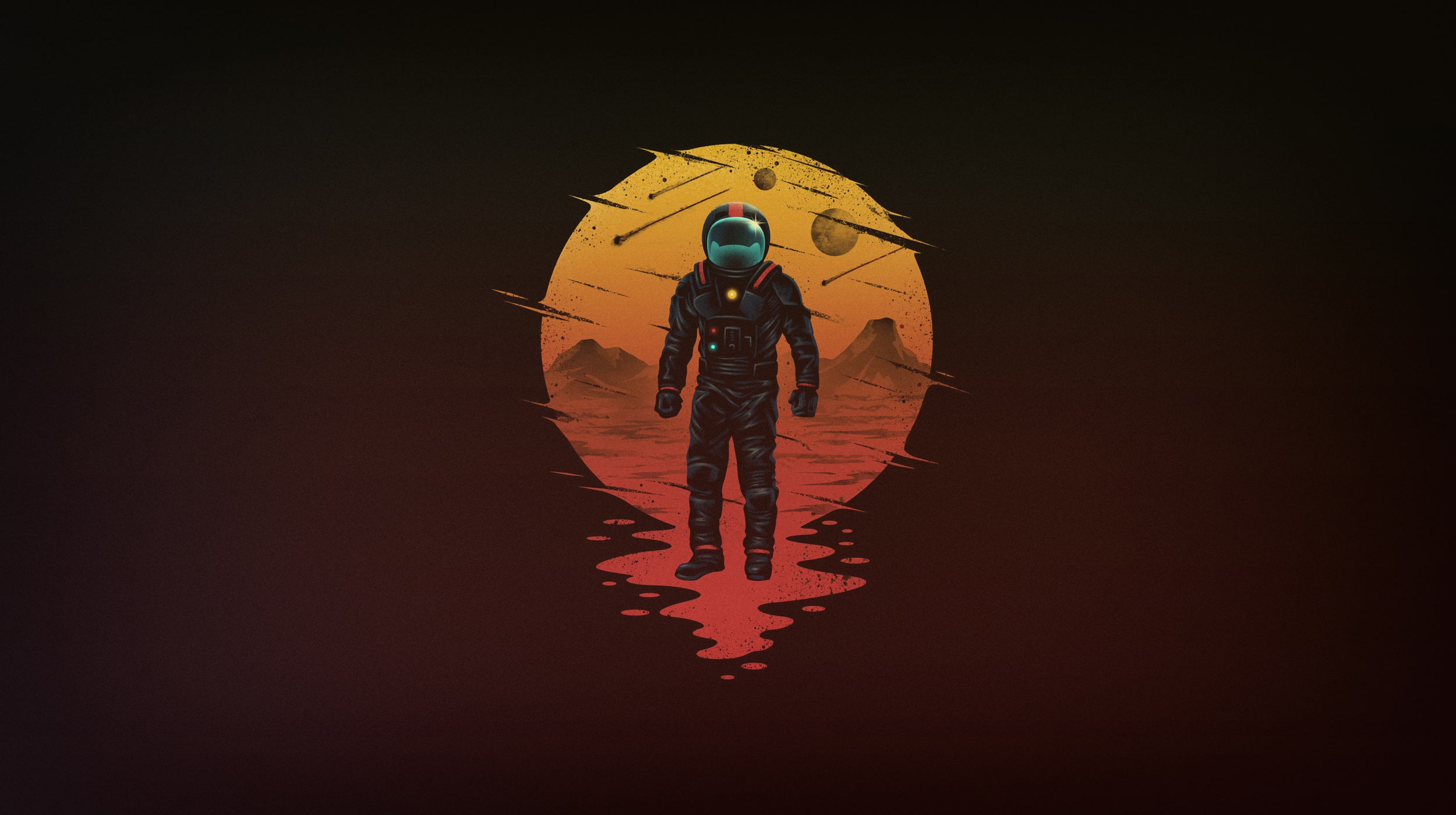 General 2500x1400 astronaut space space art