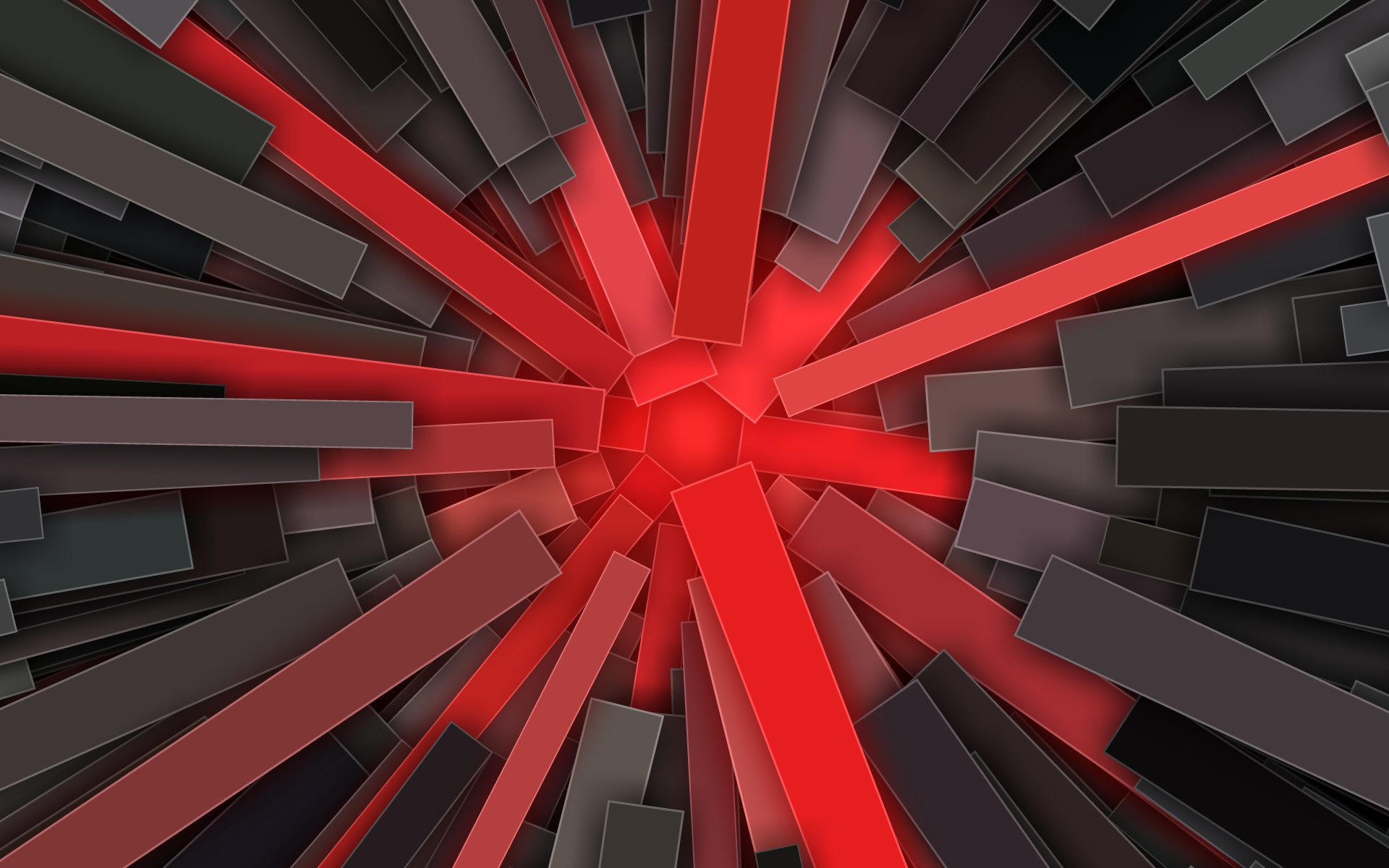 General 1920x1200 abstract digital art red geometry