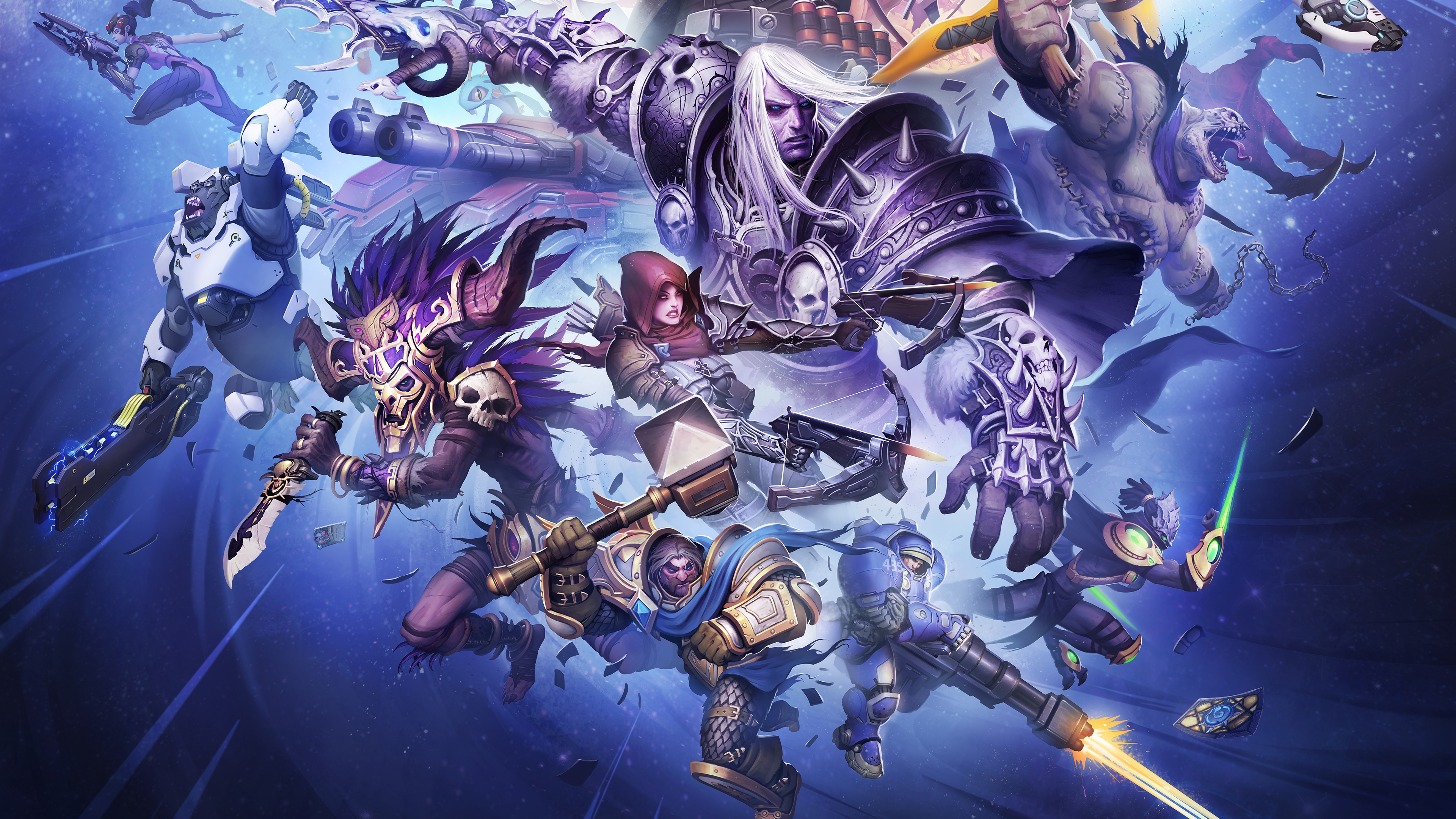 General 3840x2160 Heroes of the Storm Blizzard Entertainment Arthas Menethil video games video game characters
