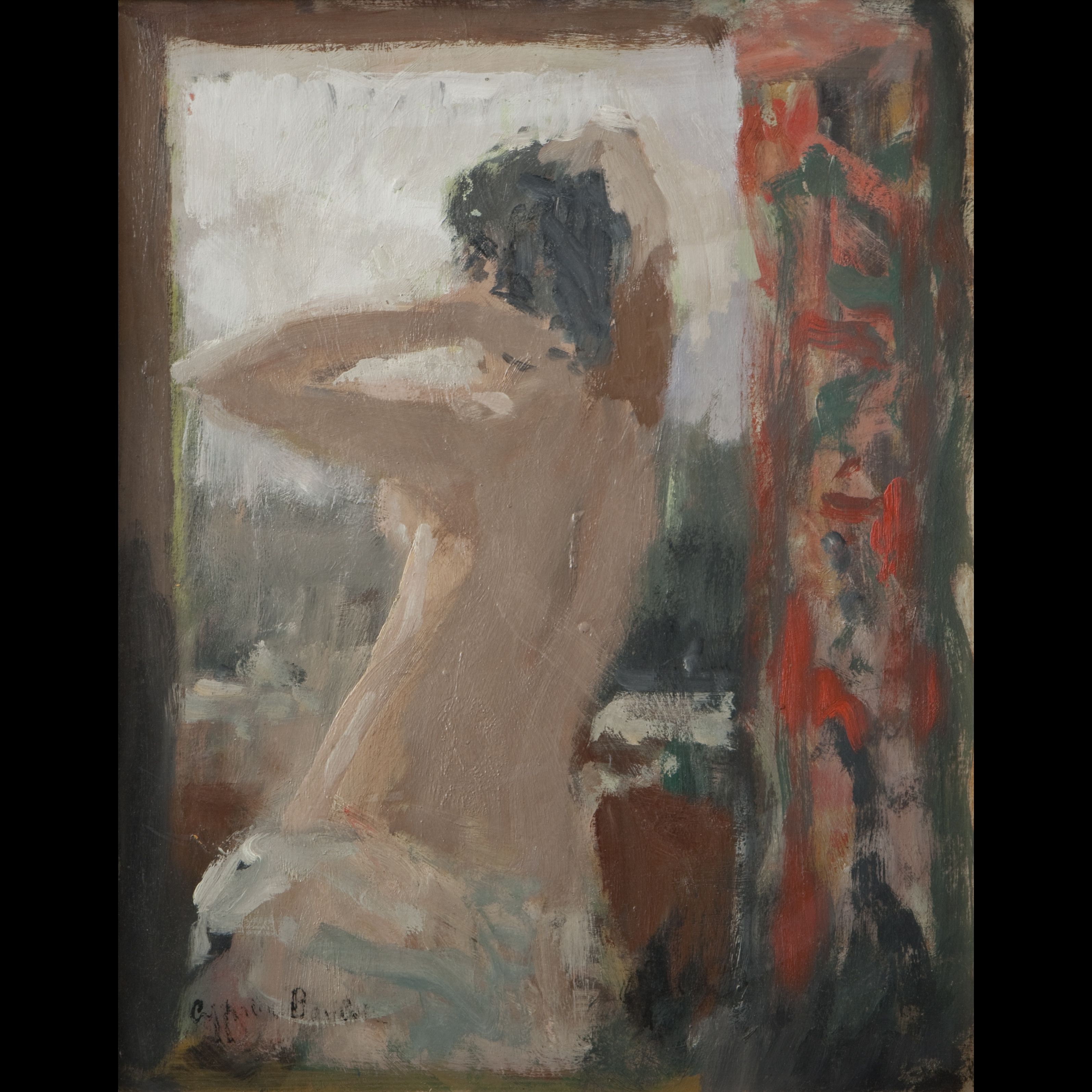 General 3190x3190 Cyprien Eugène Boulet women artwork painting back topless