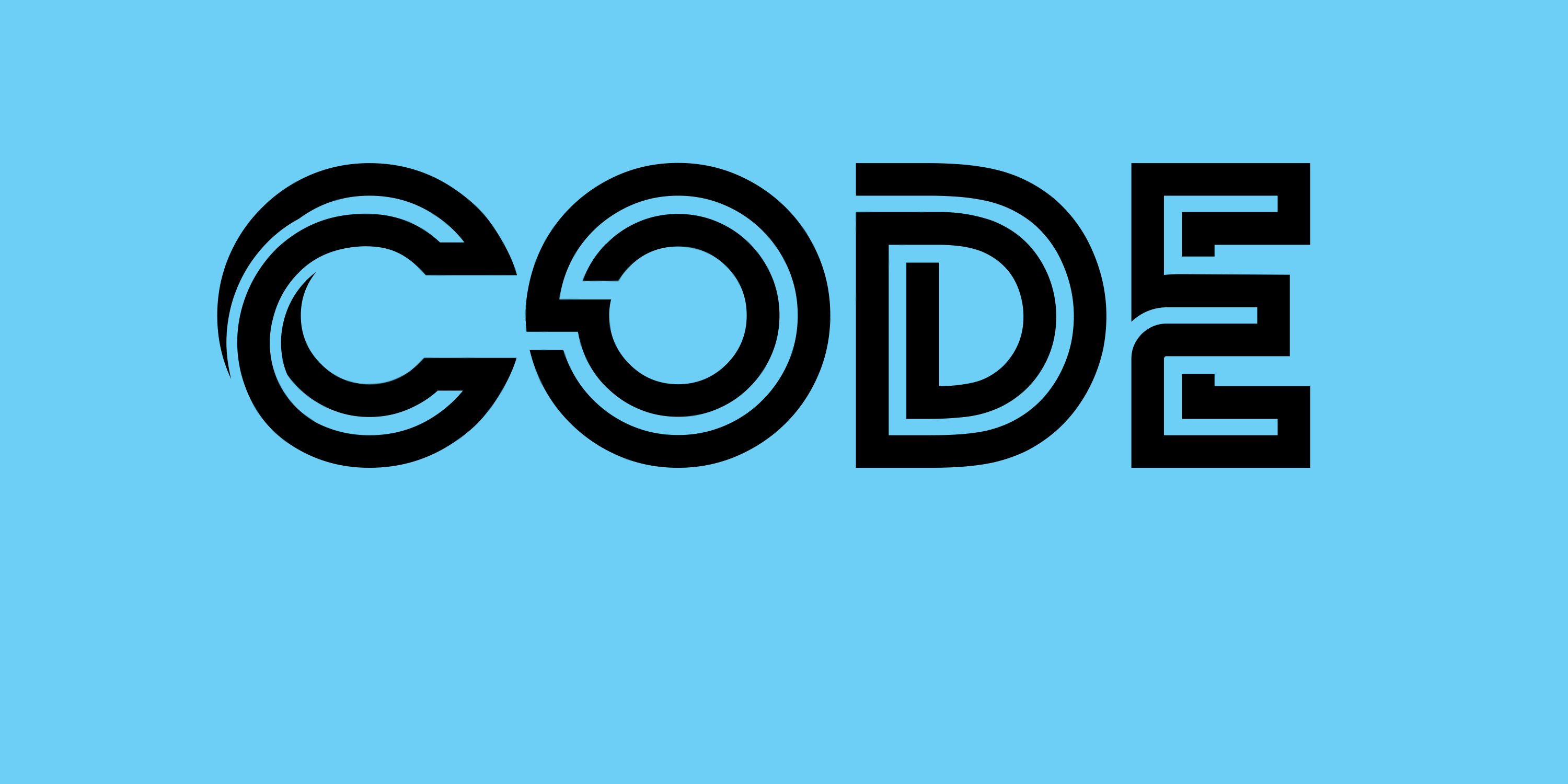 General 3000x1500 code Code clan typography simple background cyan background cyan