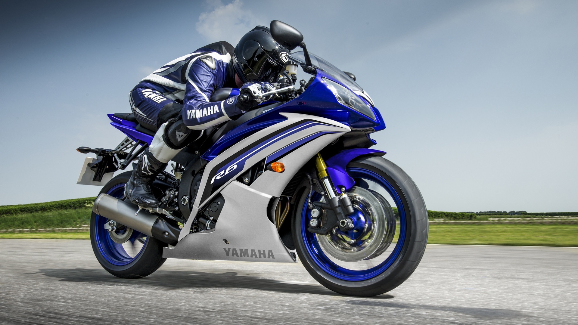 General 1920x1080 motorcycle vehicle Yamaha nature sky driving photography Blue Motorcycles Japanese motorcycles