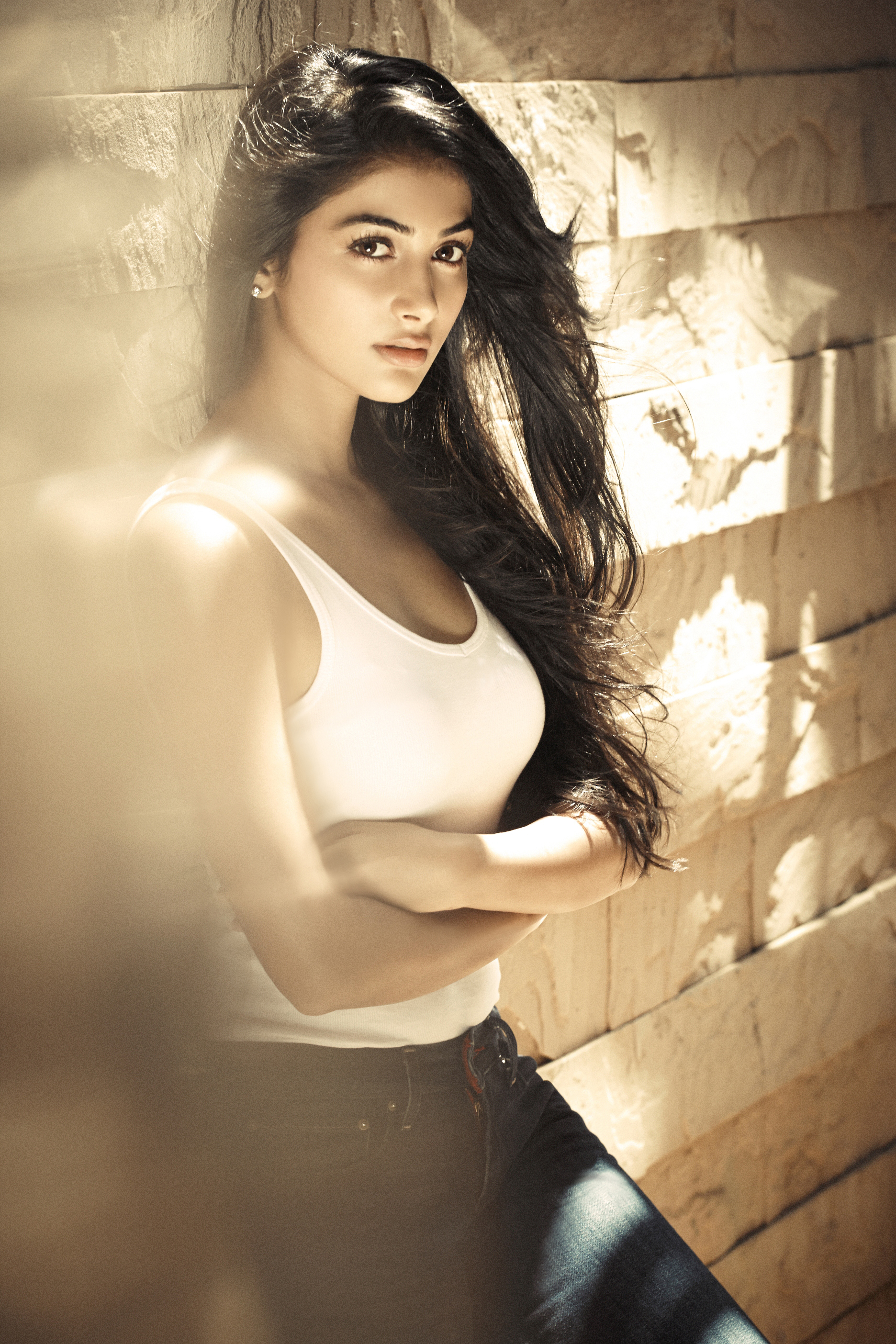 People 1872x2808 Pooja Hegde women actress model Indian brunette dark hair