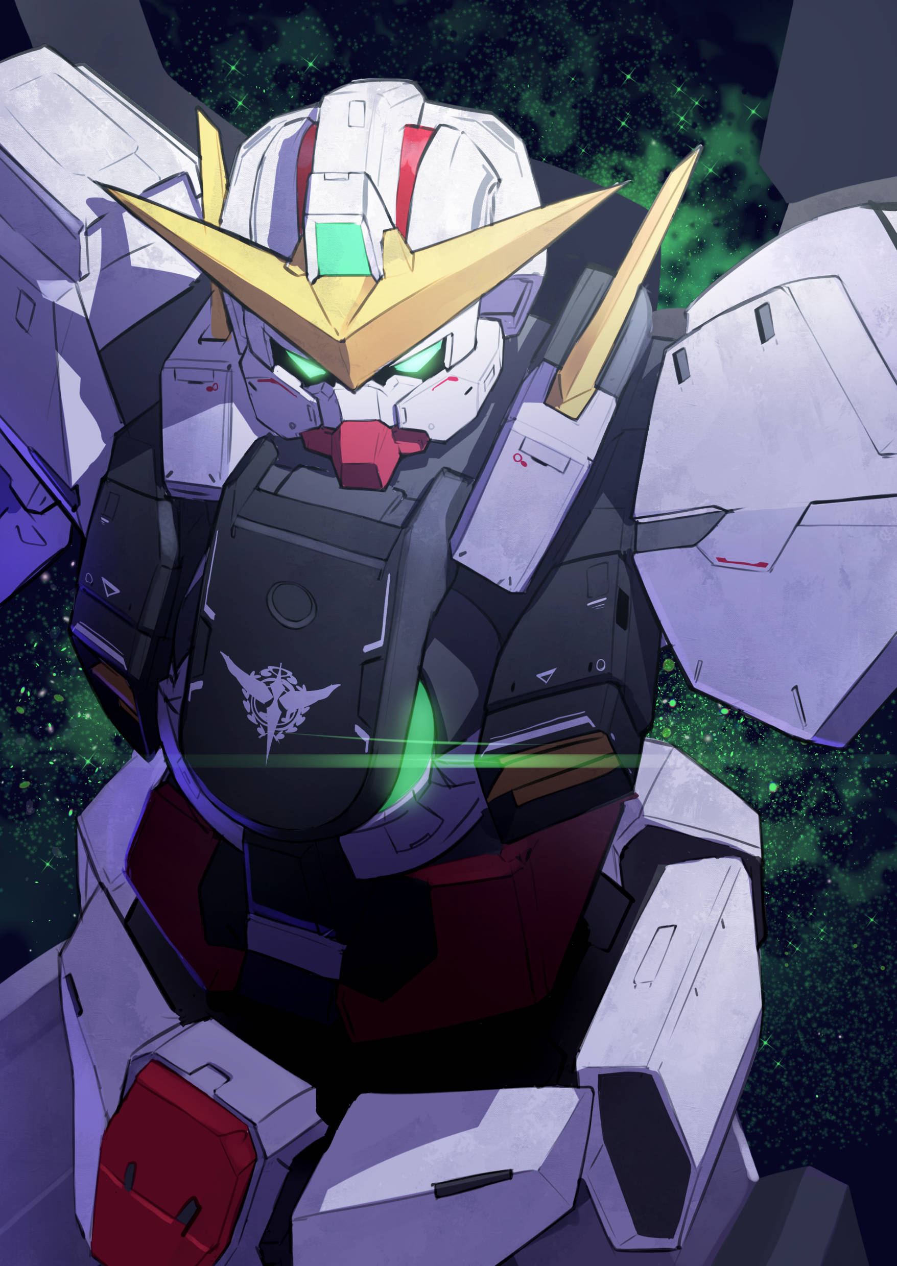 Anime 1756x2479 Gundam Virtue anime mechs Super Robot Taisen Gundam Mobile Suit Gundam 00 artwork digital art fan art