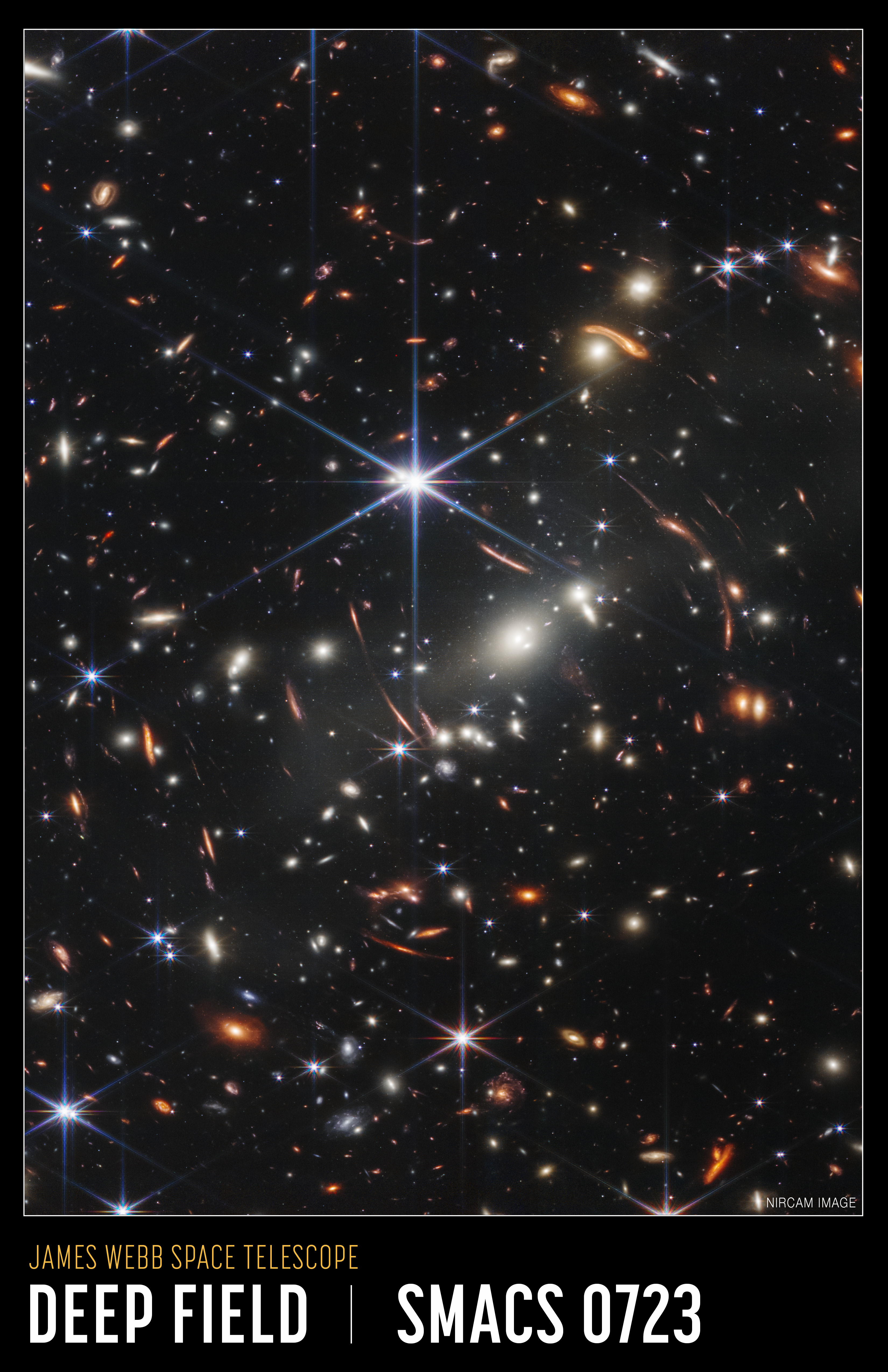 General 3300x5100 NASA James Webb Space Telescope space stars infrared