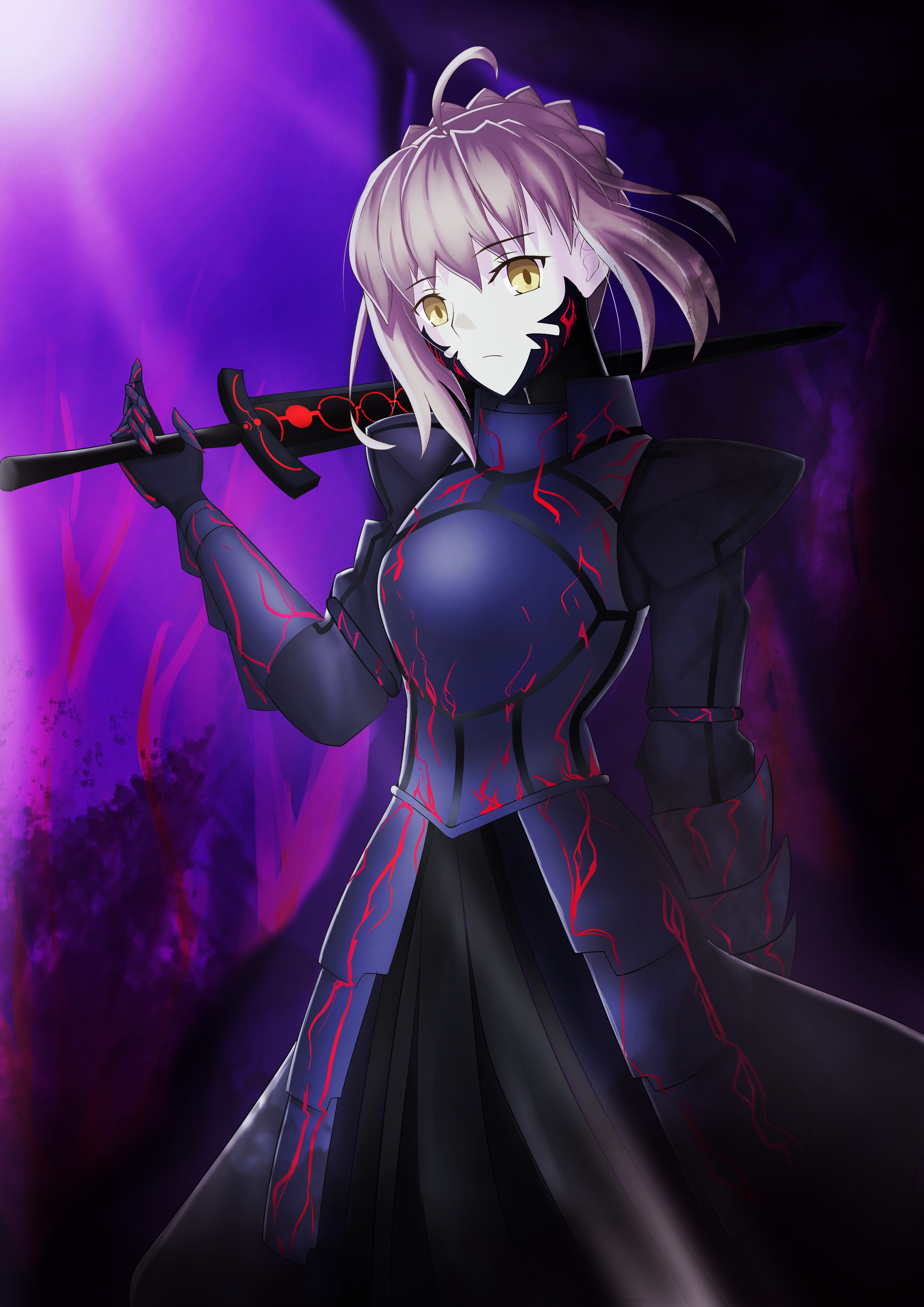 Saber Alter digital wallpaper, Fate Series, Fate/Stay Night, anime