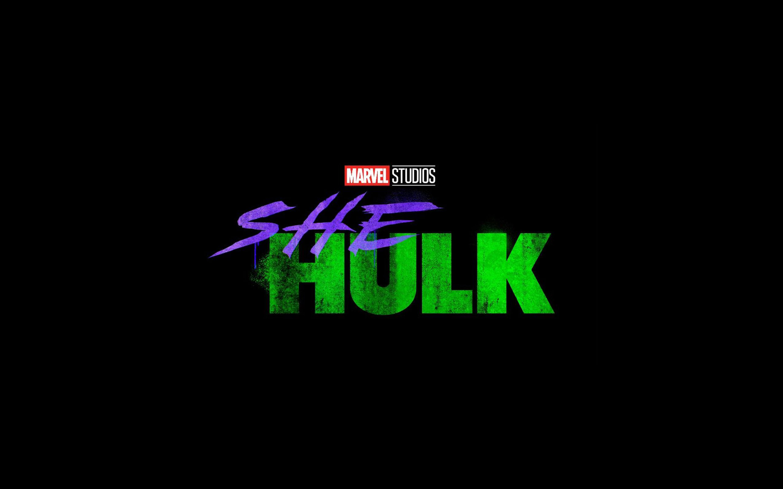 General 2560x1600 She-Hulk typography black background Marvel Comics
