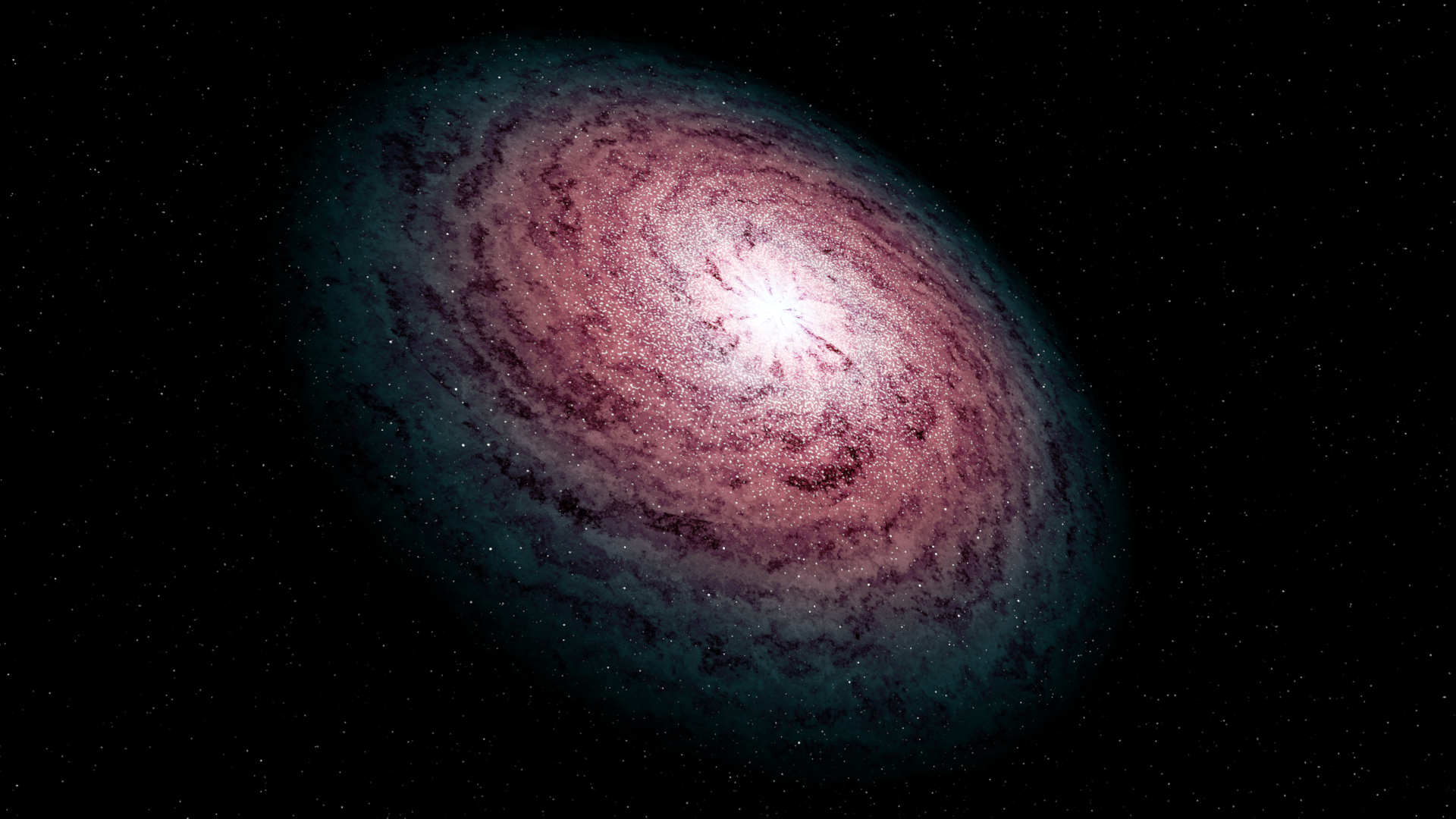 General 1920x1080 space galaxy stars Blender CGI science fiction space art