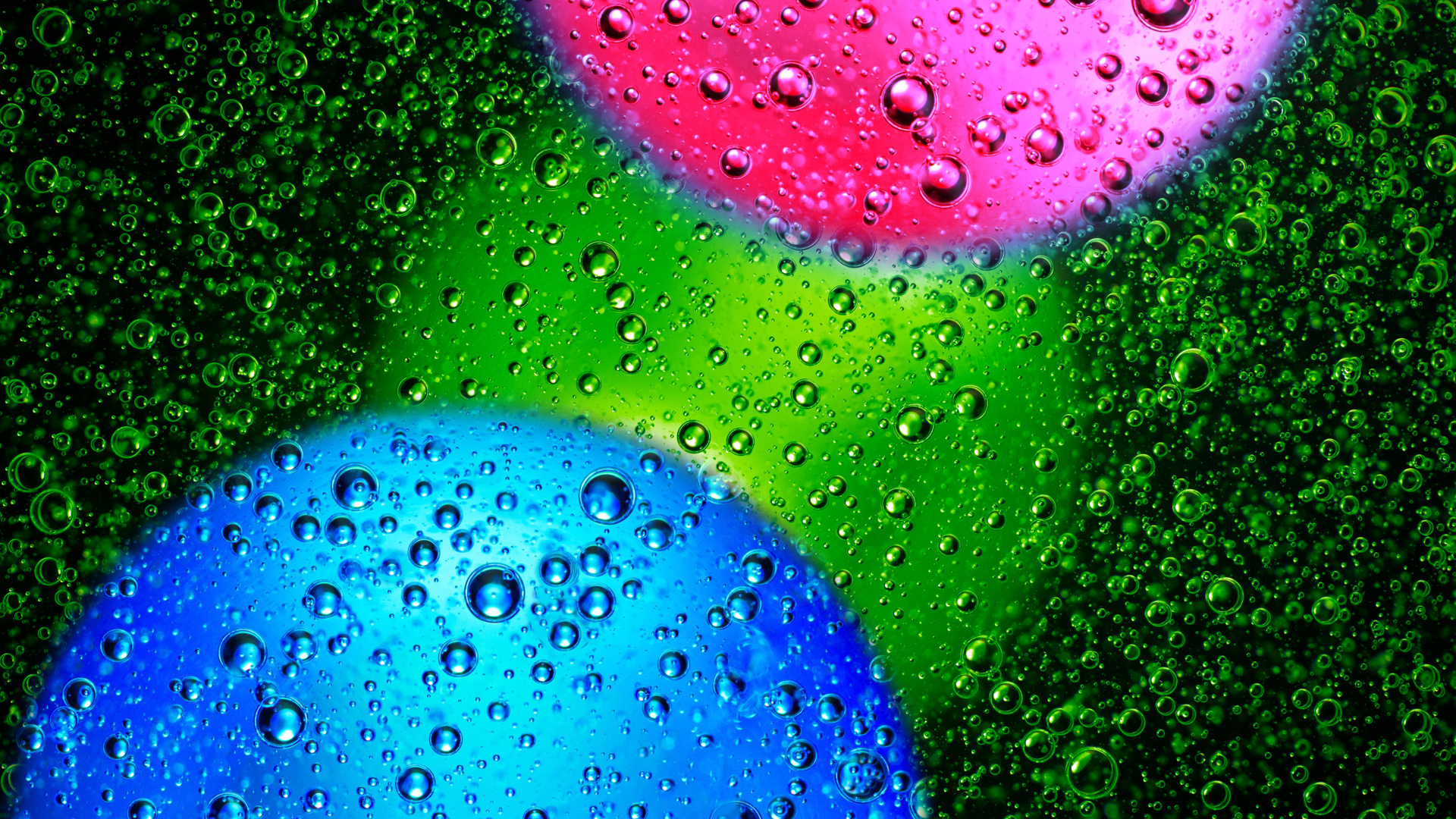 General 1920x1080 photography closeup bubbles underwater green blue pink circle sphere