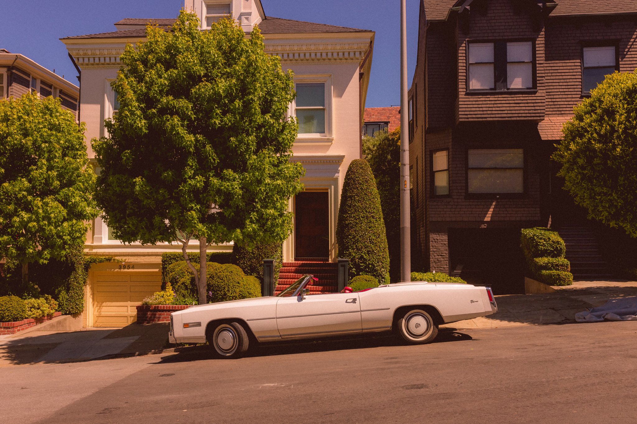 General 2048x1364 San Francisco trees car house street cabrio