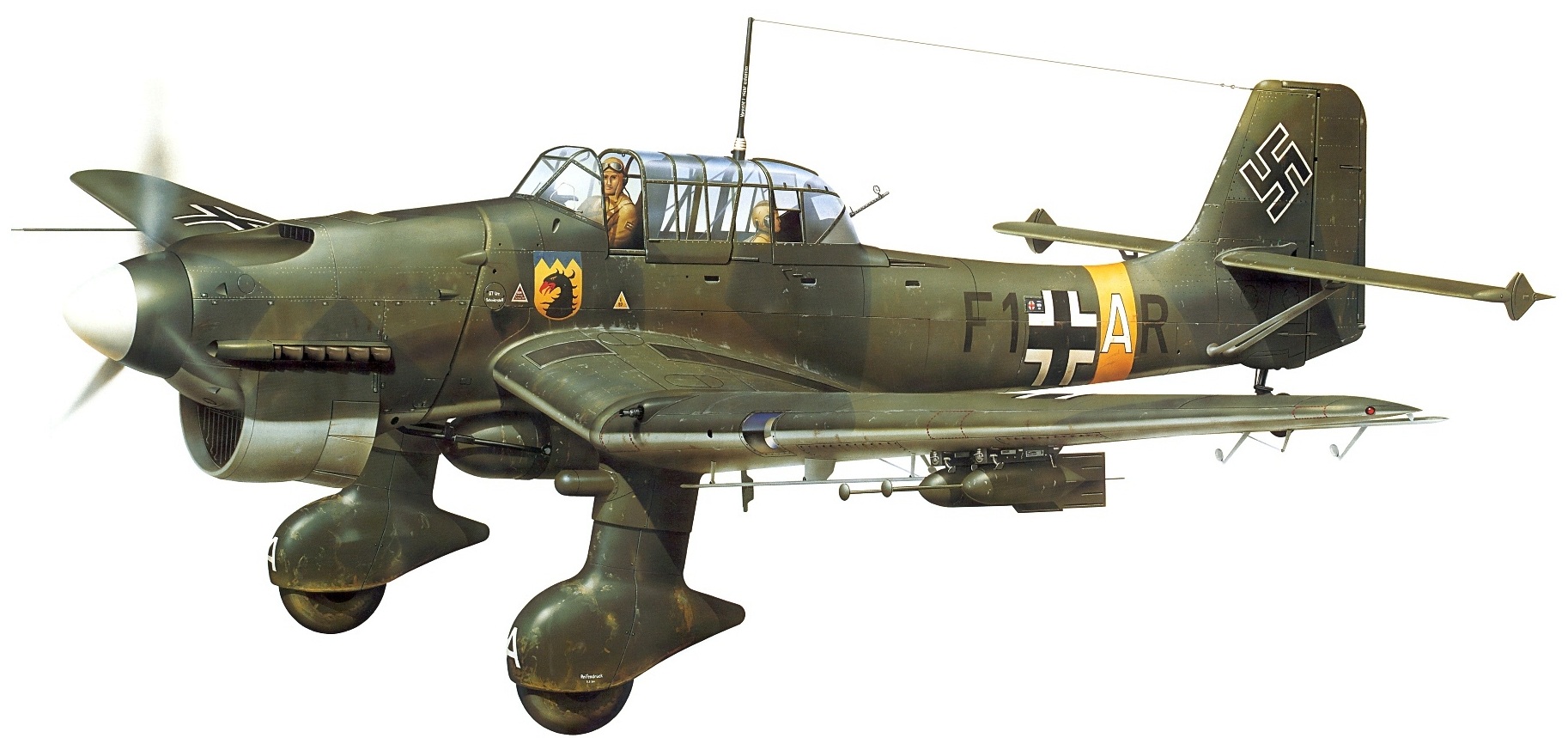 General 1826x859 World War II military military aircraft aircraft airplane Boxart Junkers Ju-87 Stuka Dive bomber Bomber Luftwaffe Germany white background Junkers German aircraft